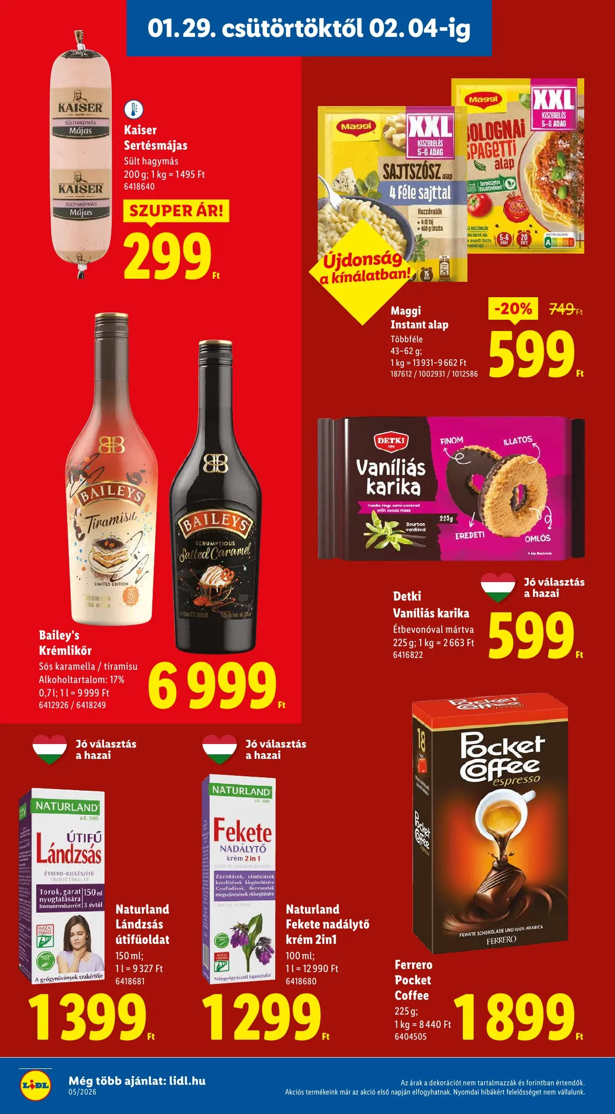 Lidl akciós újság 01.29–02.04 – 18. oldal