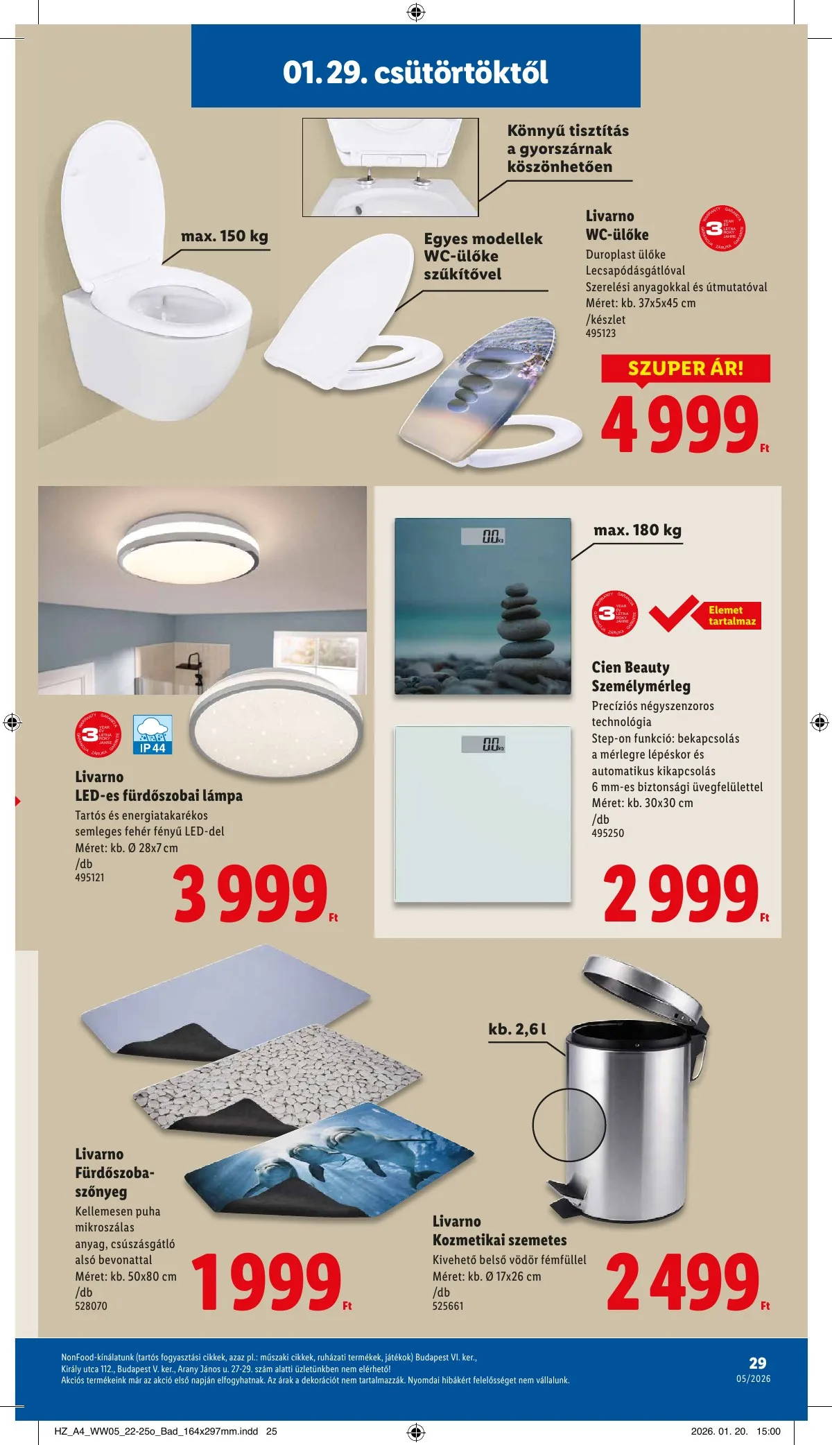 Lidl akciós újság 01.29–02.04 – 29. oldal
