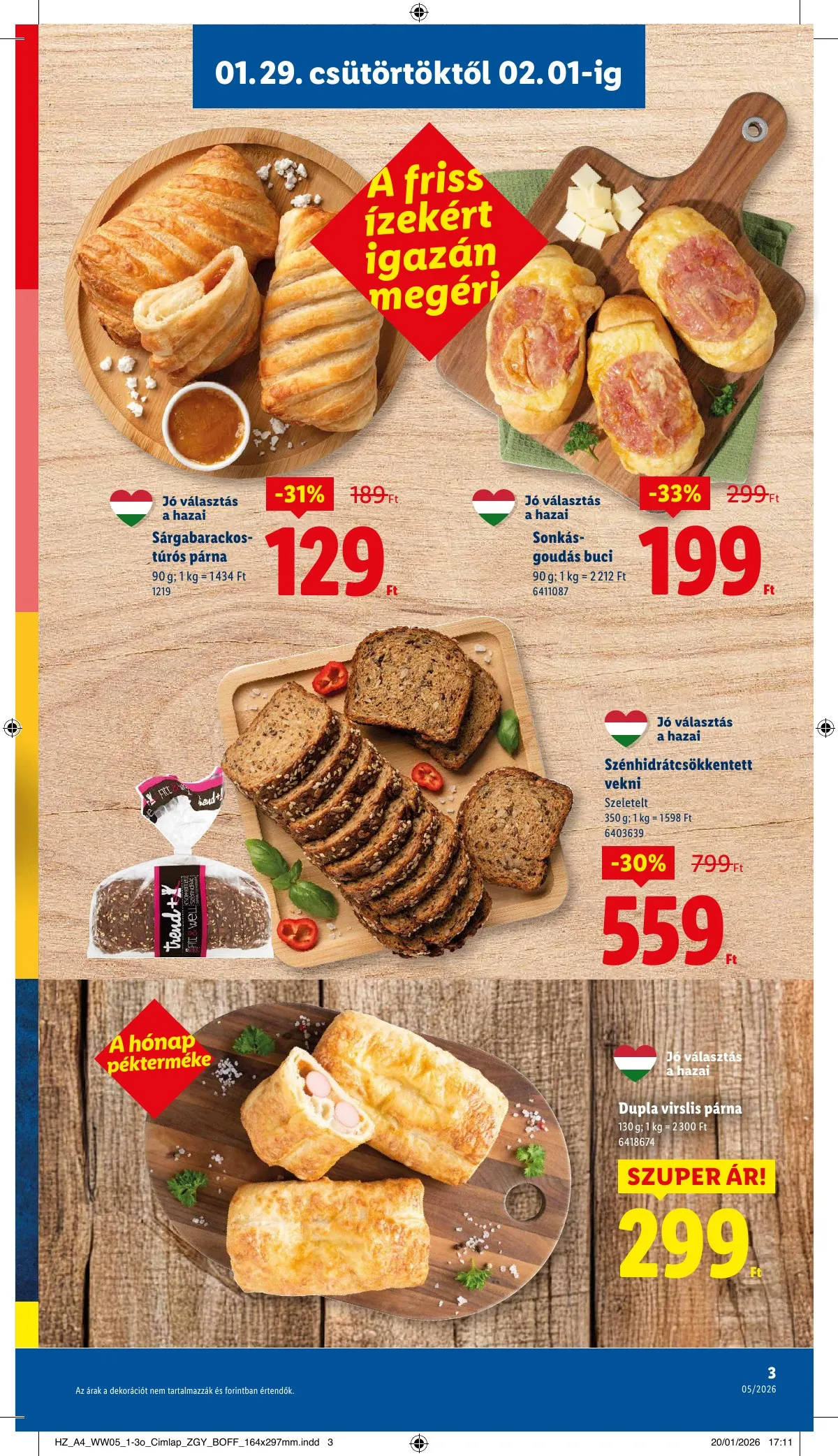 Lidl akciós újság 01.29–02.04 – 3. oldal
