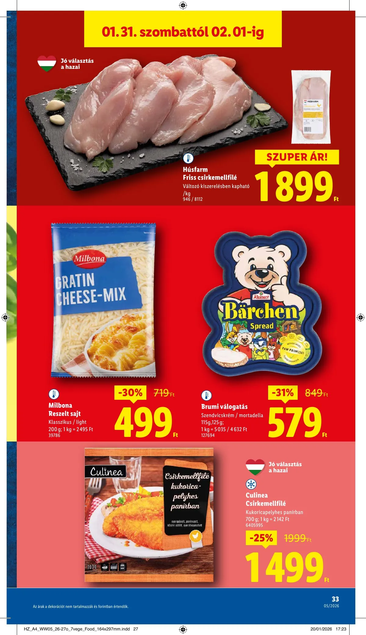 Lidl akciós újság 01.29–02.04 – 33. oldal