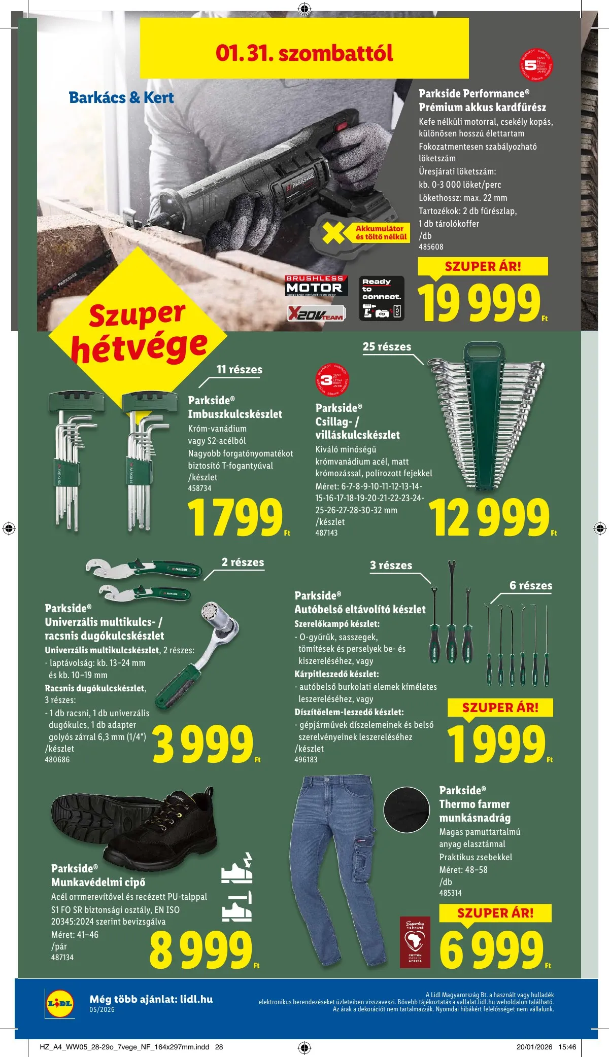Lidl akciós újság 01.29–02.04 – 34. oldal
