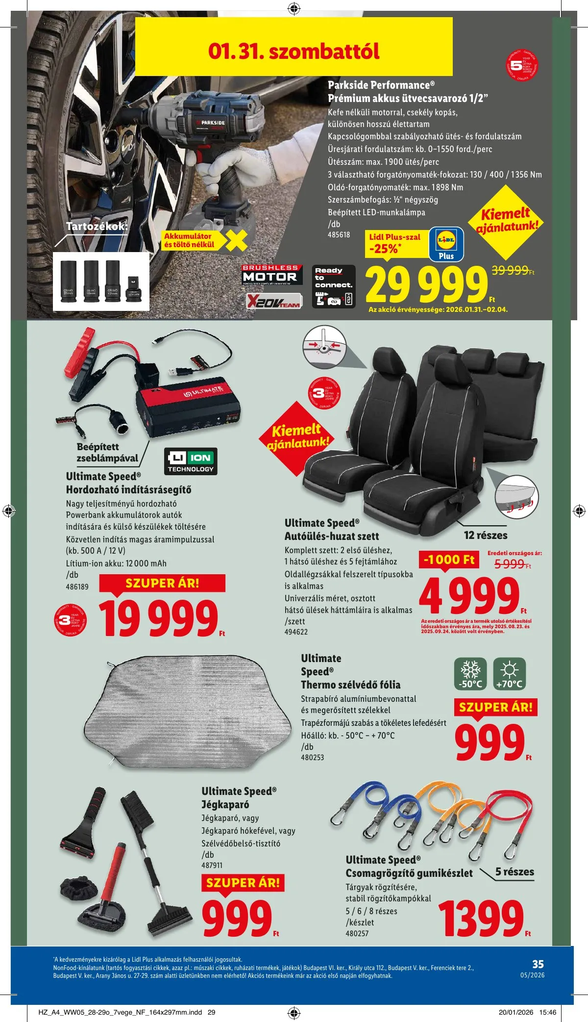 Lidl akciós újság 01.29–02.04 – 35. oldal