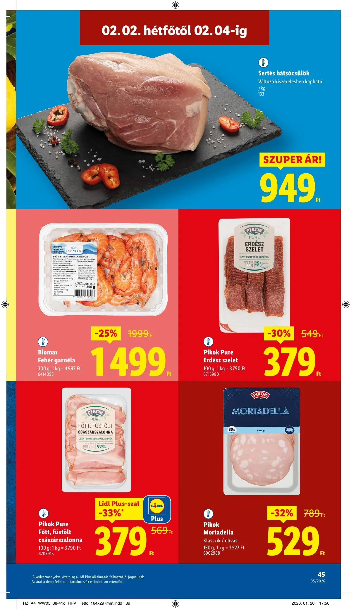 Lidl akciós újság 01.29–02.04 – 45. oldal