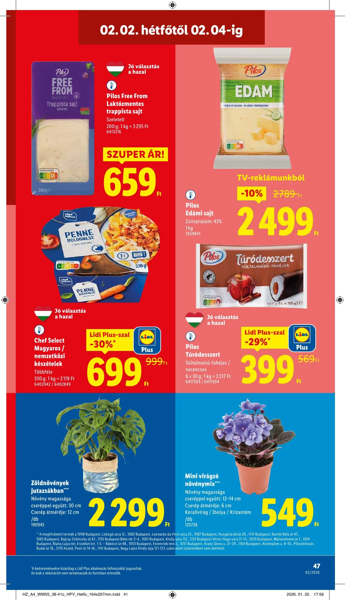Lidl akciós újság 01.29–02.04 – 47. oldal