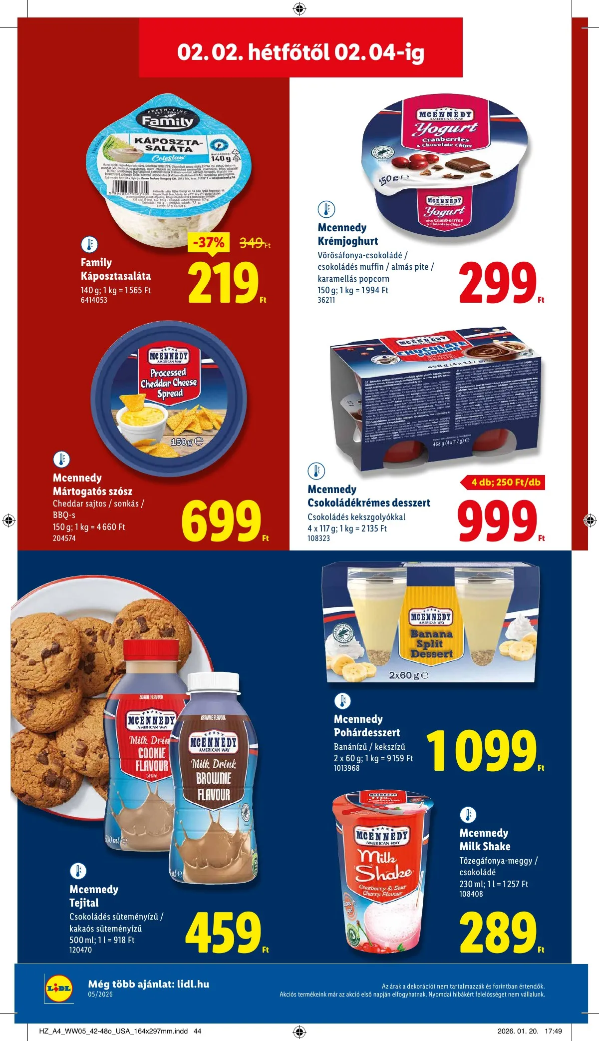 Lidl akciós újság 01.29–02.04 – 50. oldal
