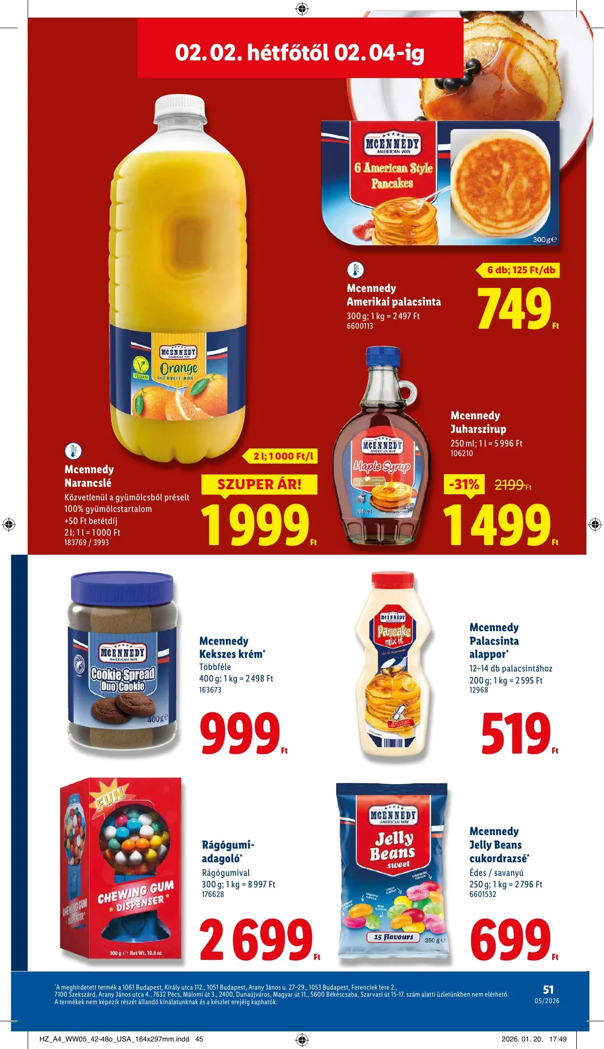 Lidl akciós újság 01.29–02.04 – 51. oldal