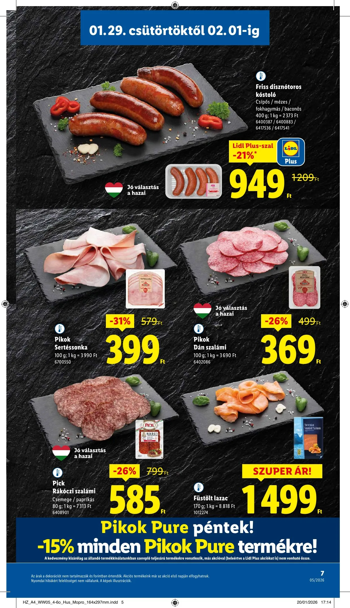 Lidl akciós újság 01.29–02.04 – 7. oldal