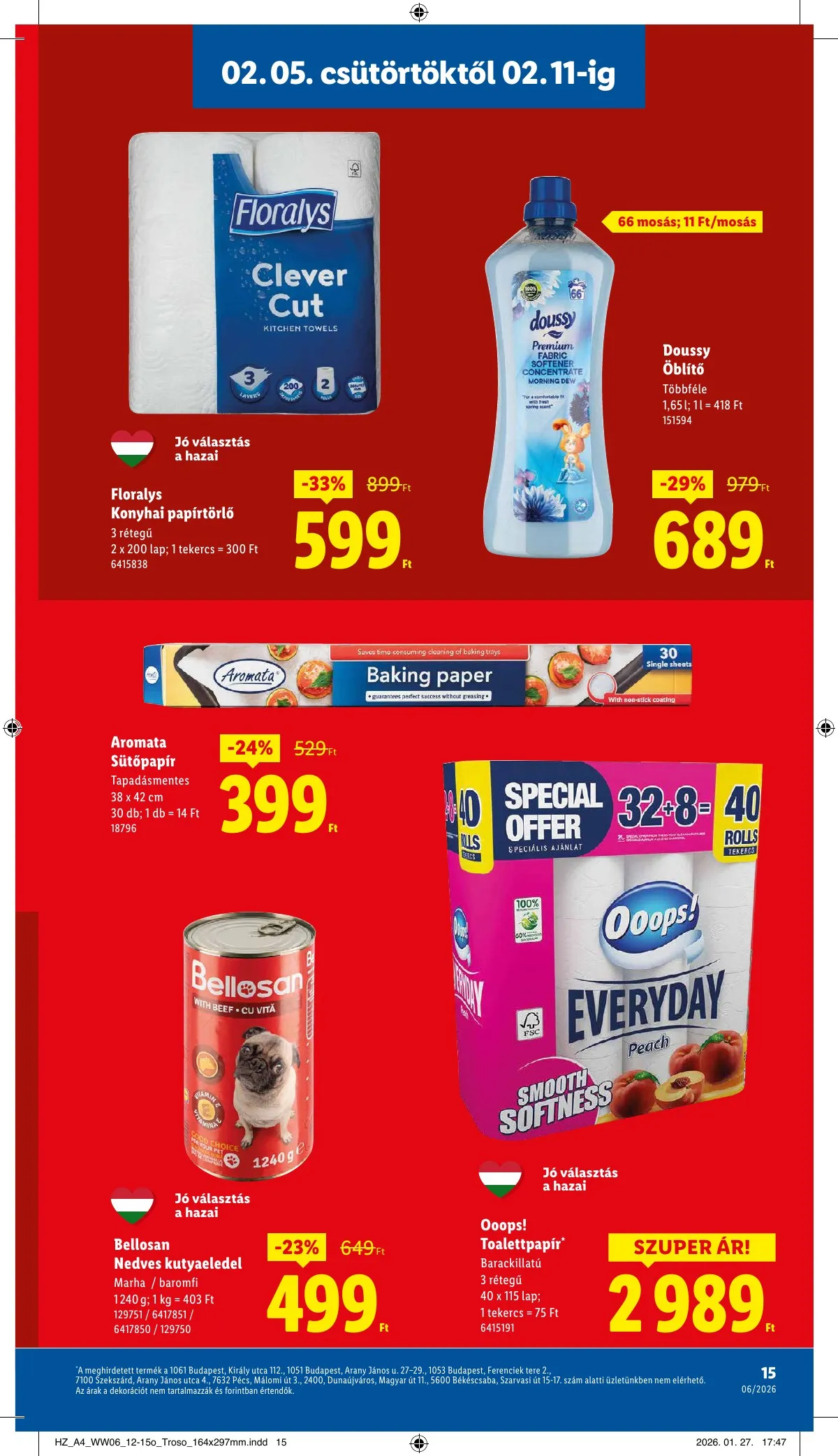 Lidl akciós újság 02.05–02.11 – 15. oldal
