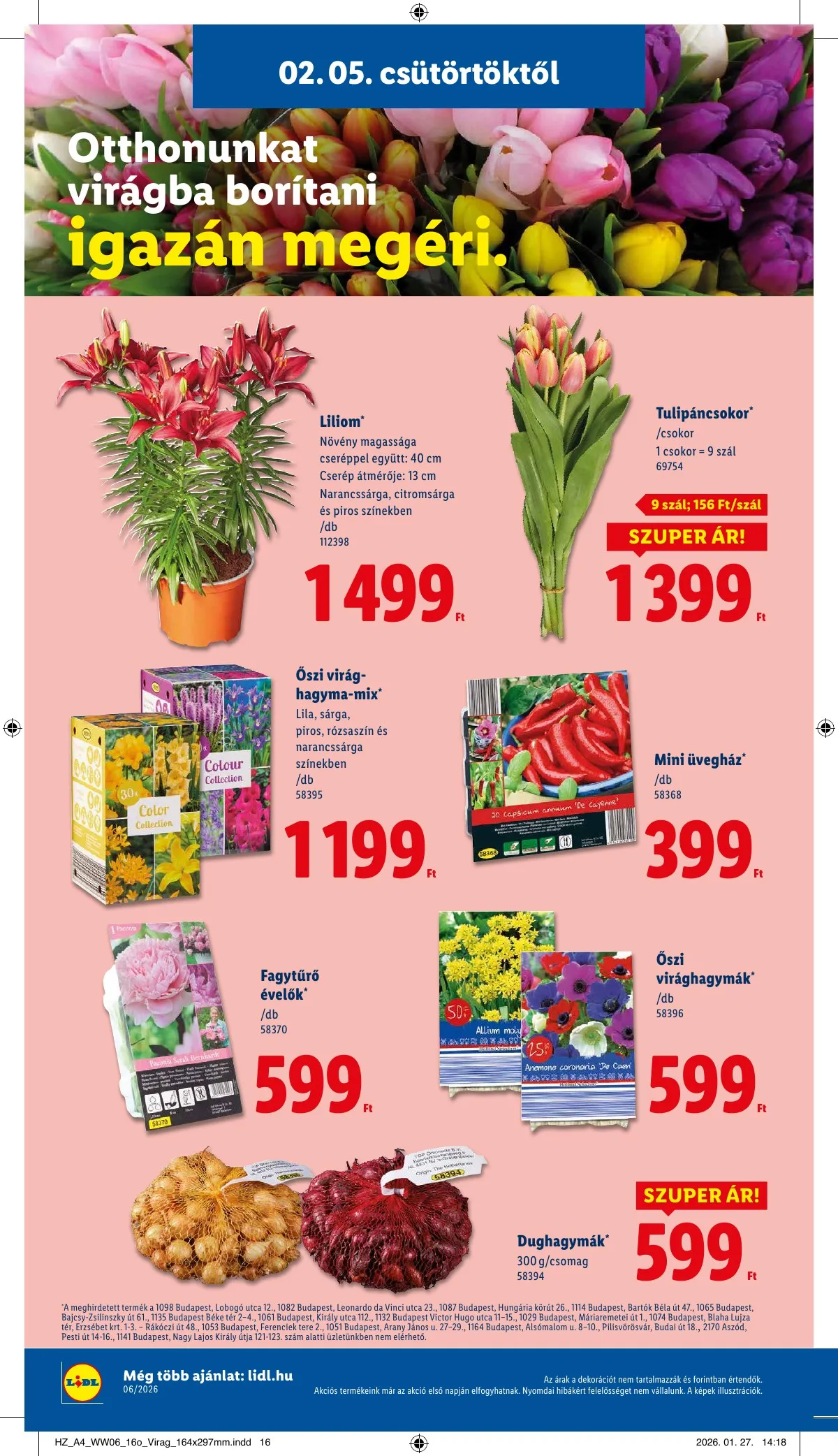 Lidl akciós újság 02.05–02.11 – 16. oldal