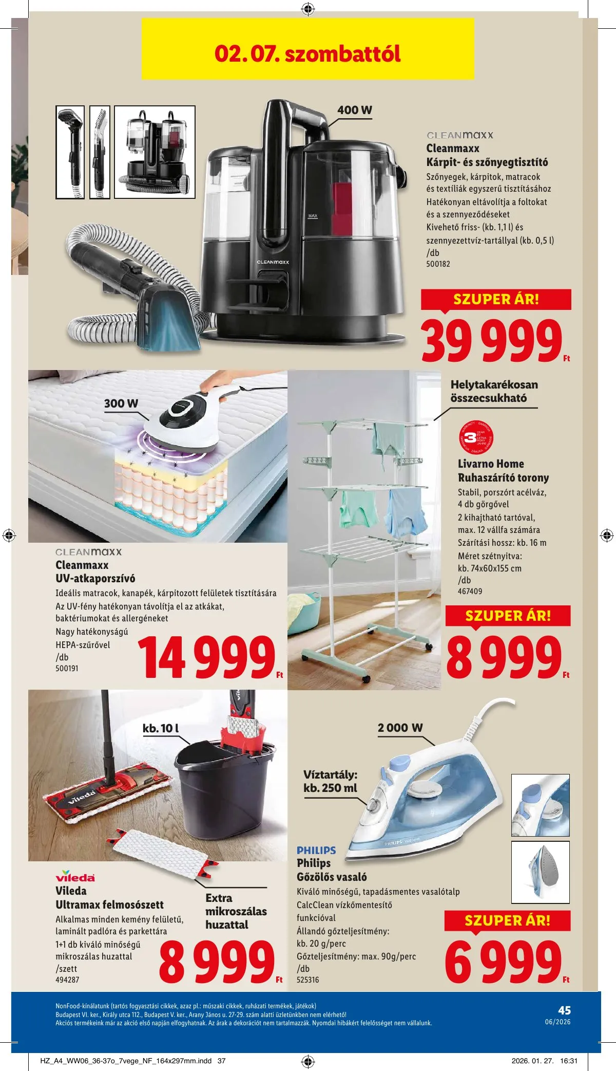Lidl akciós újság 02.05–02.11 – 45. oldal
