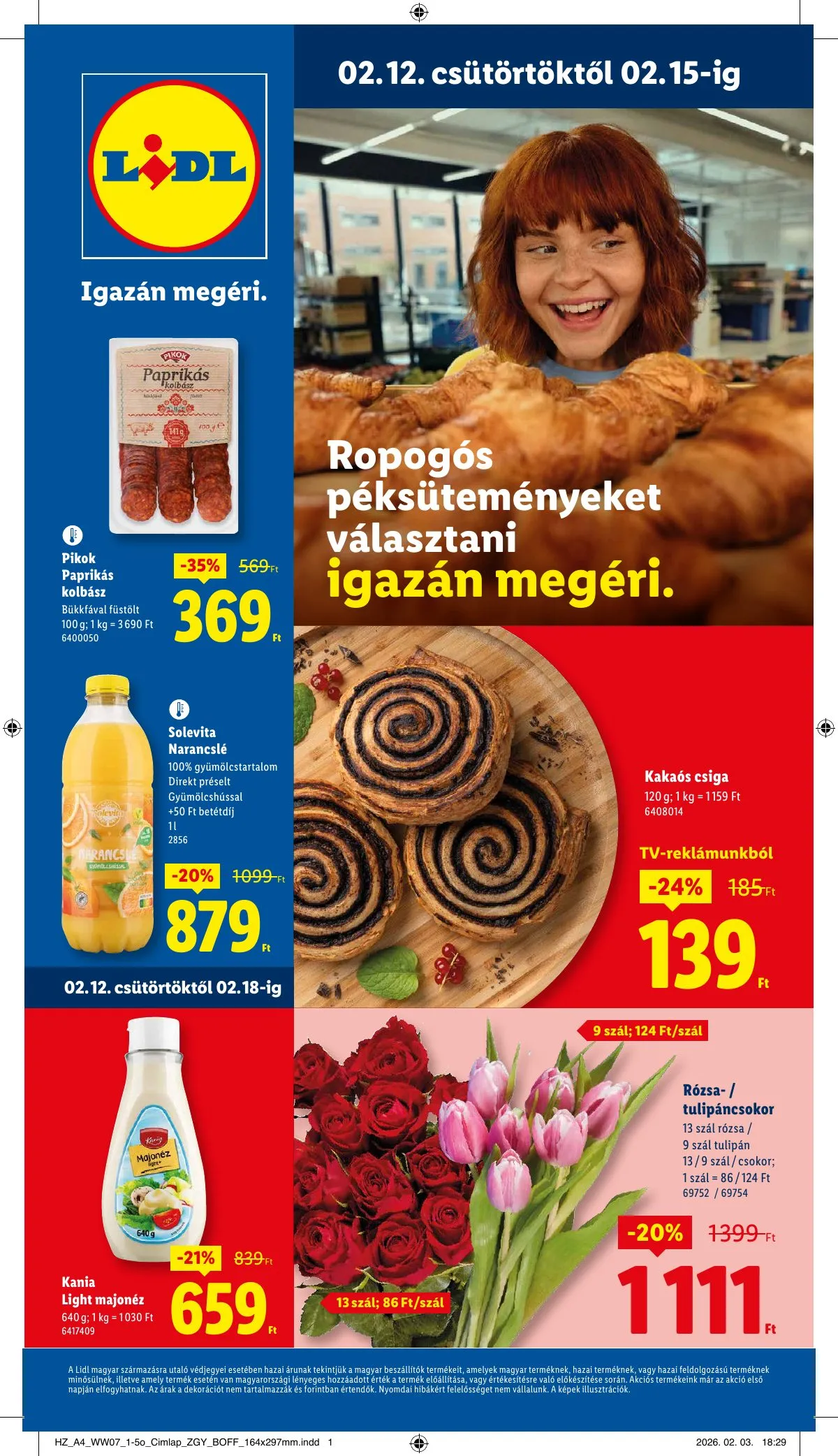 Lidl akciós újság 02.12–02.18