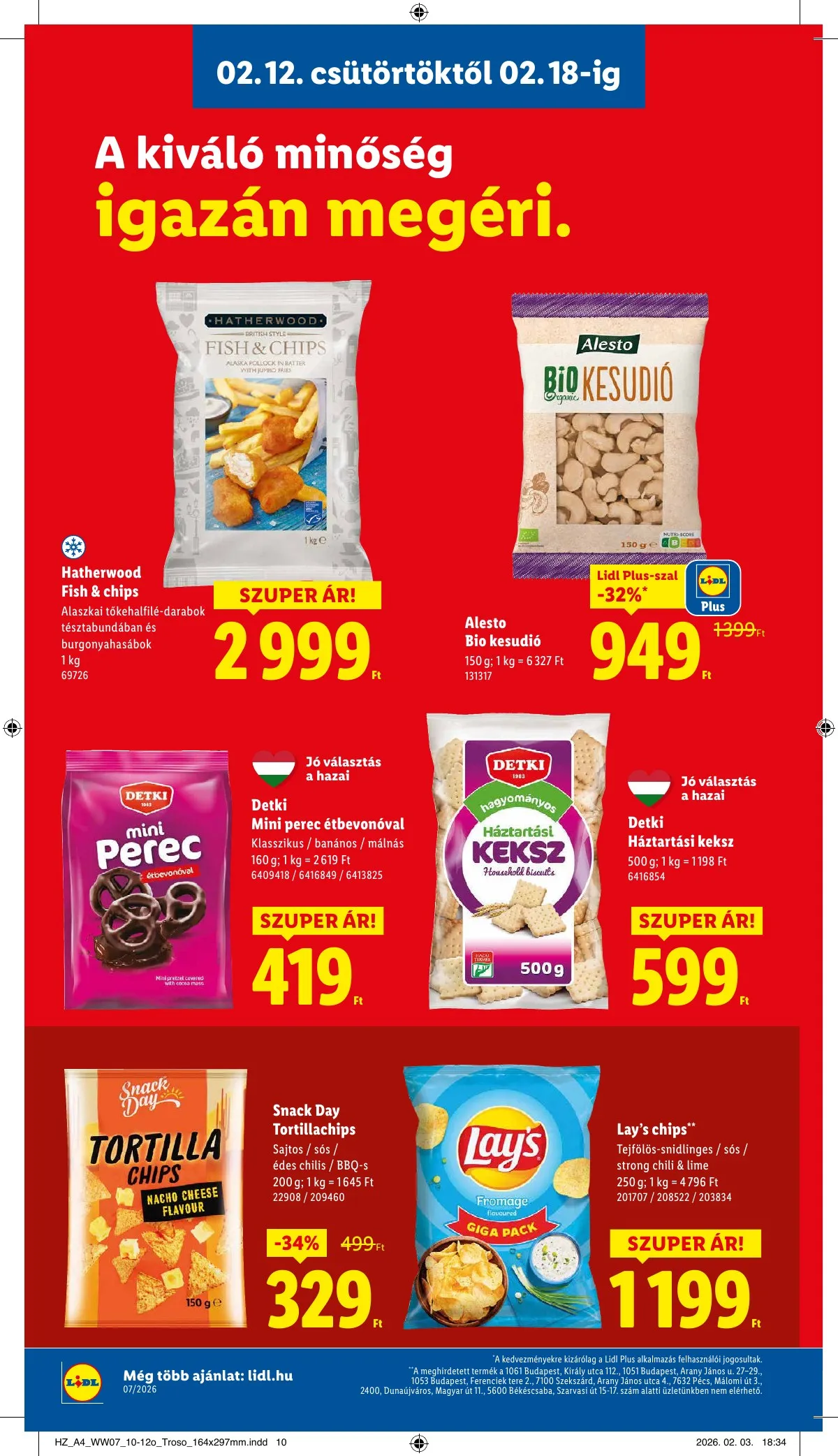 Lidl akciós újság 02.12–02.18 – 10. oldal