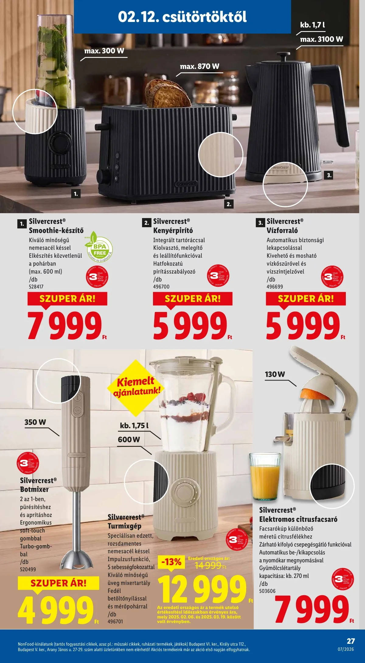 Lidl akciós újság 02.12–02.18 – 27. oldal