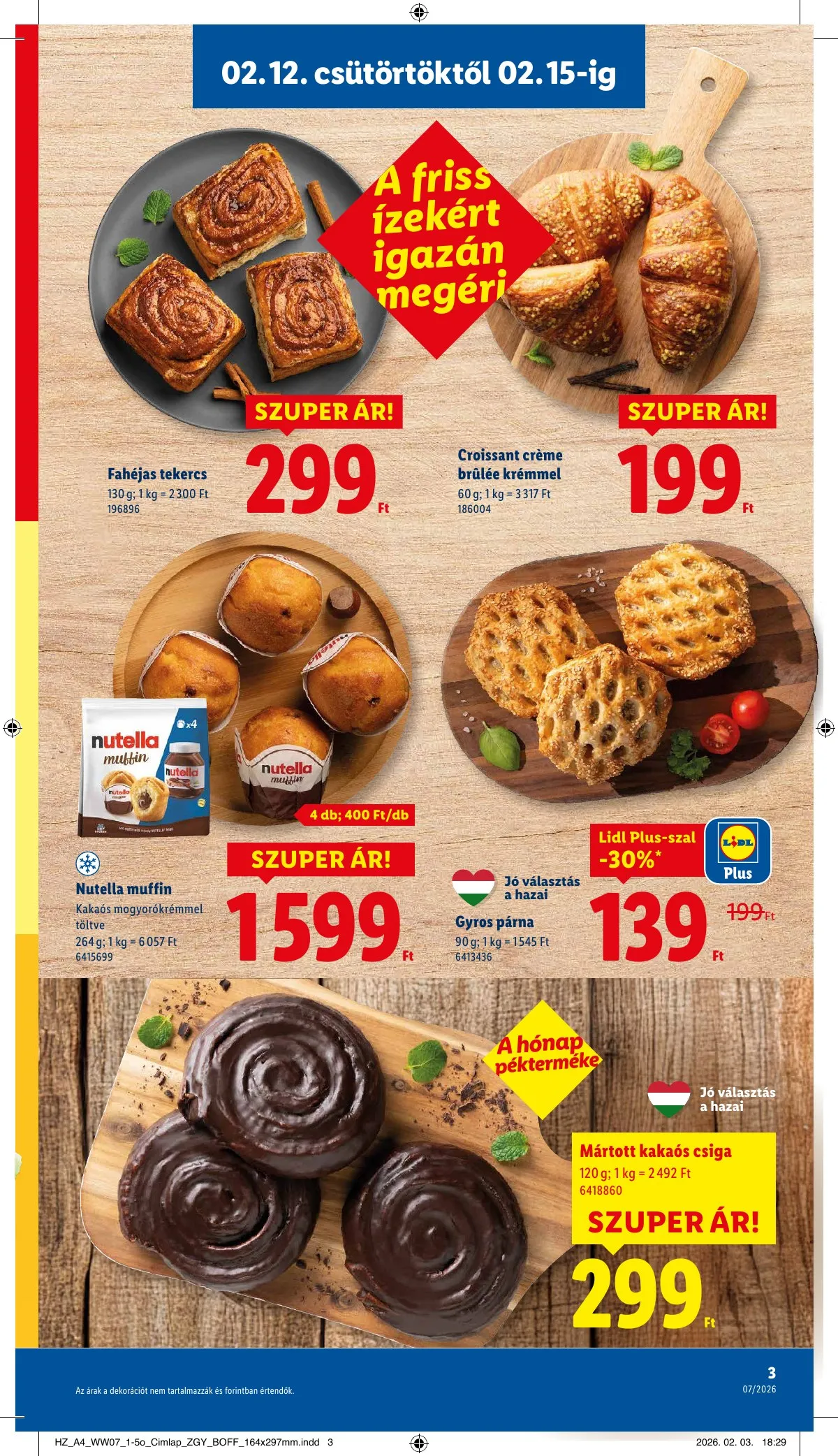 Lidl akciós újság 02.12–02.18 – 3. oldal