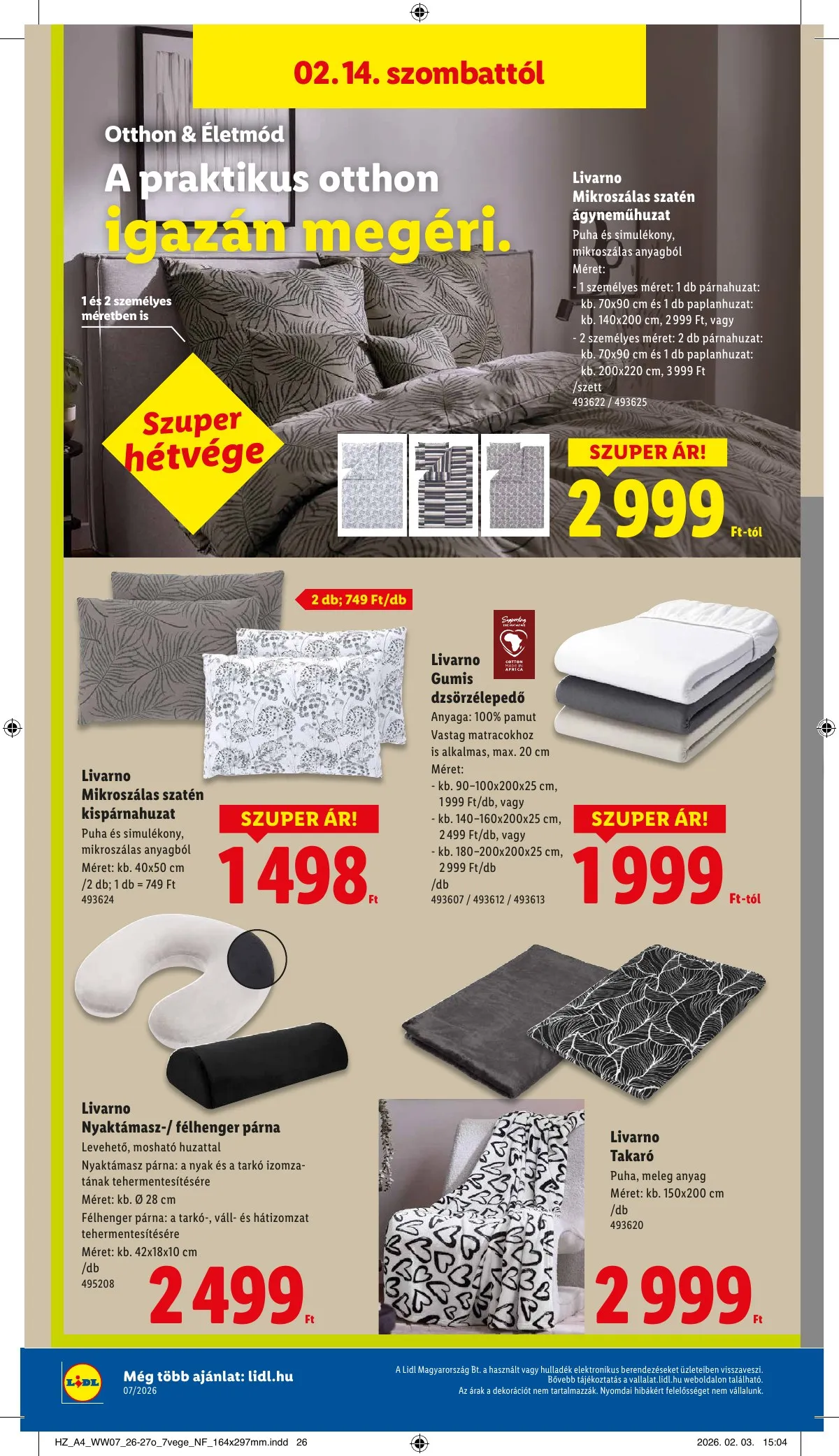 Lidl akciós újság 02.12–02.18 – 38. oldal