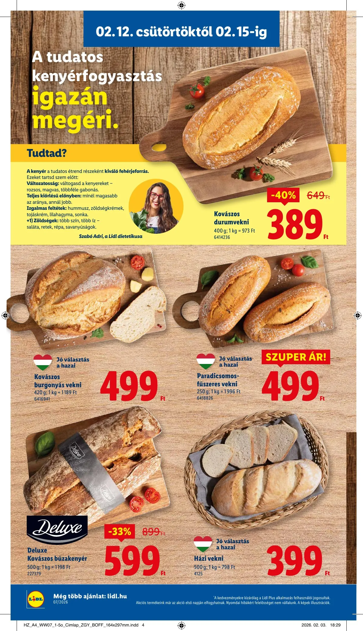 Lidl akciós újság 02.12–02.18 – 4. oldal