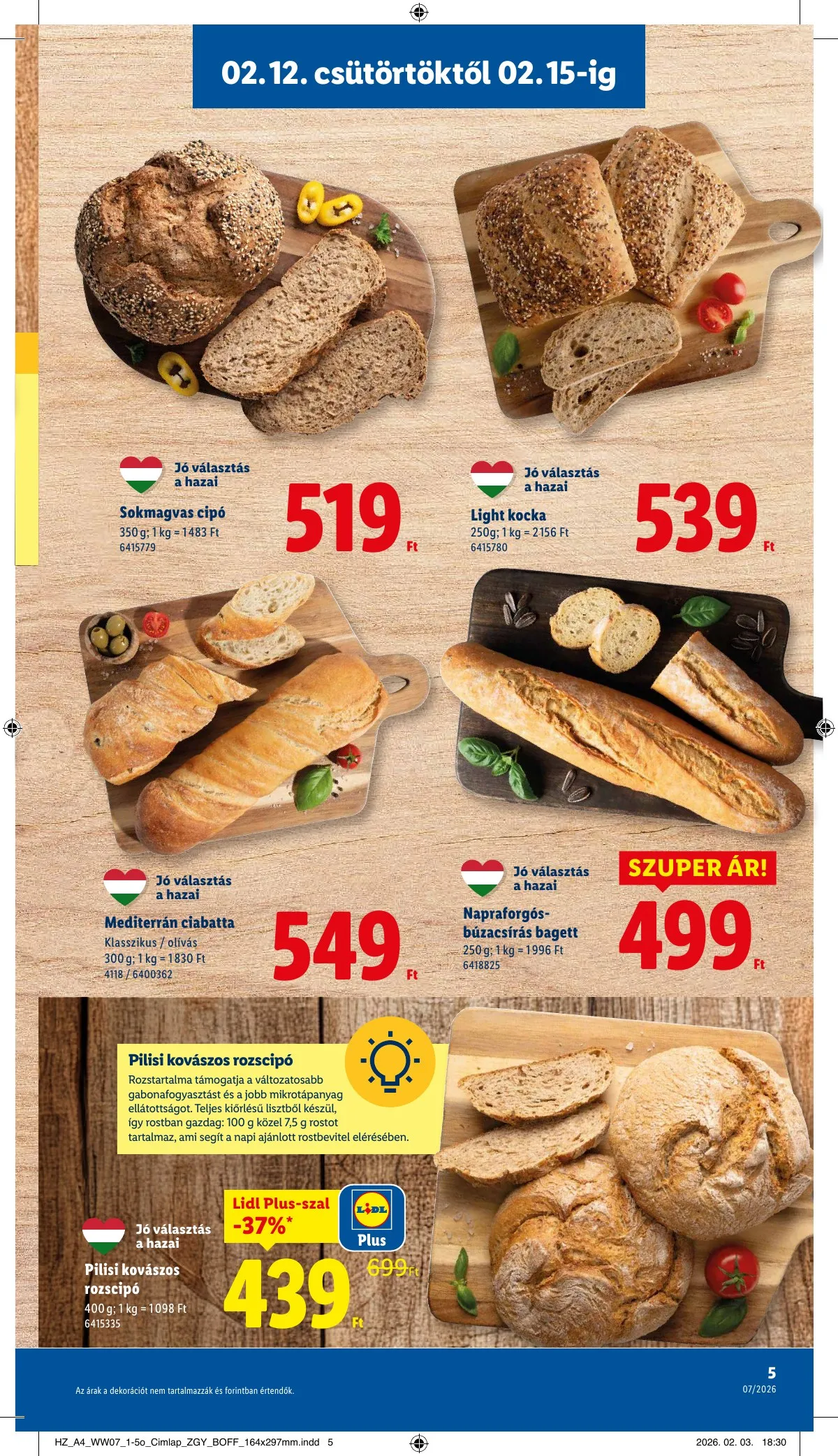Lidl akciós újság 02.12–02.18 – 5. oldal