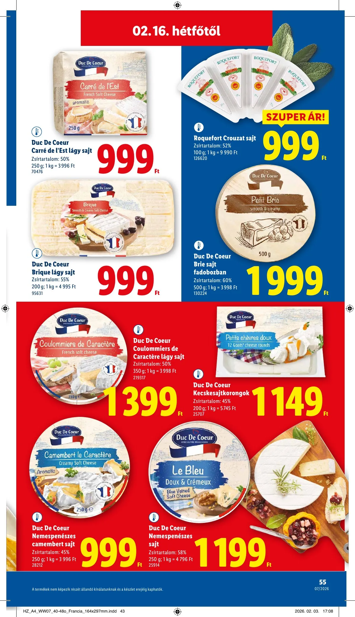 Lidl akciós újság 02.12–02.18 – 55. oldal