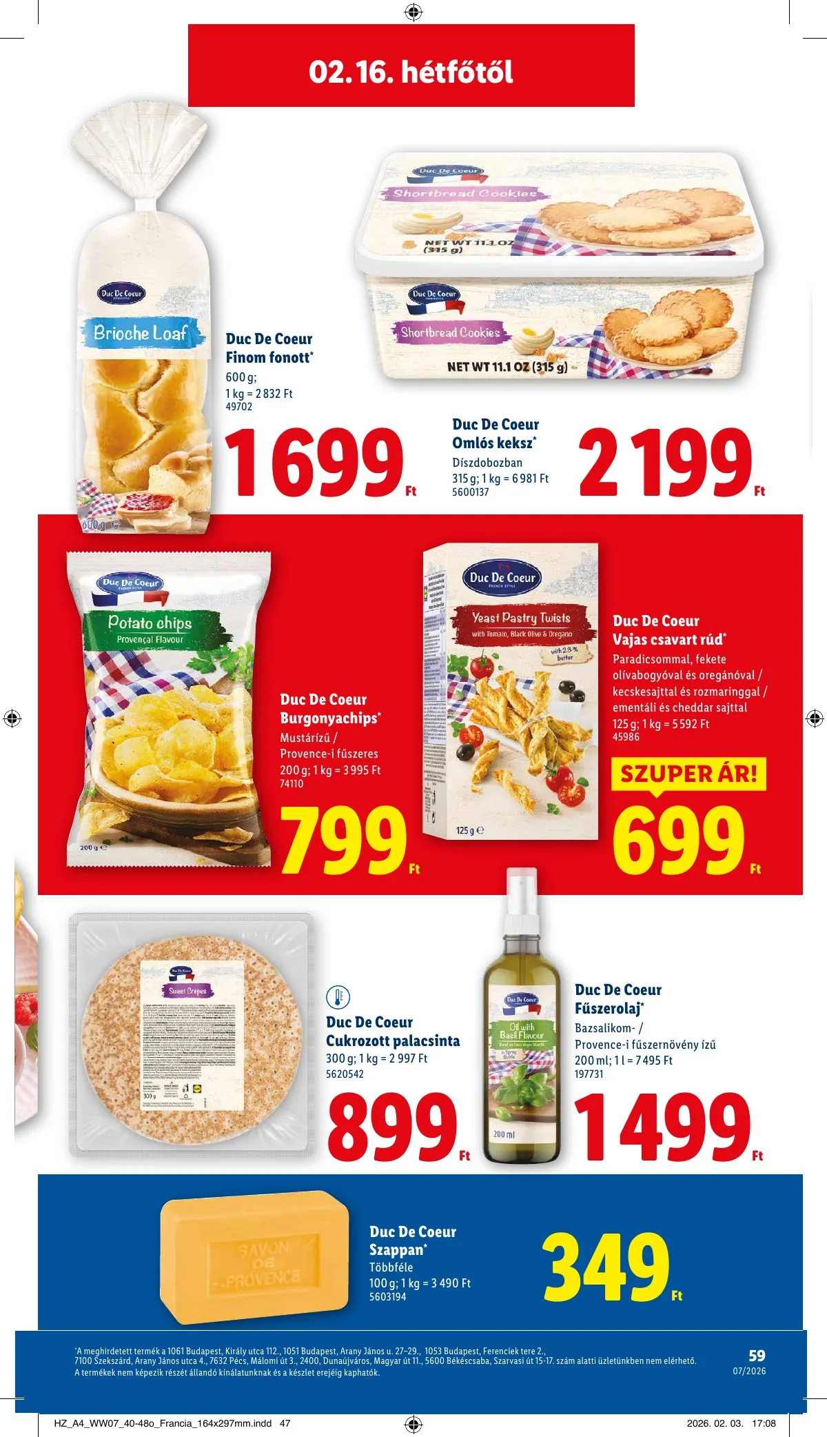 Lidl akciós újság 02.12–02.18 – 59. oldal