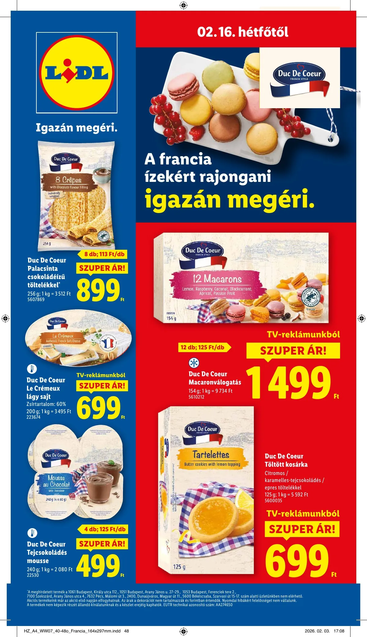 Lidl akciós újság 02.12–02.18 – 62. oldal