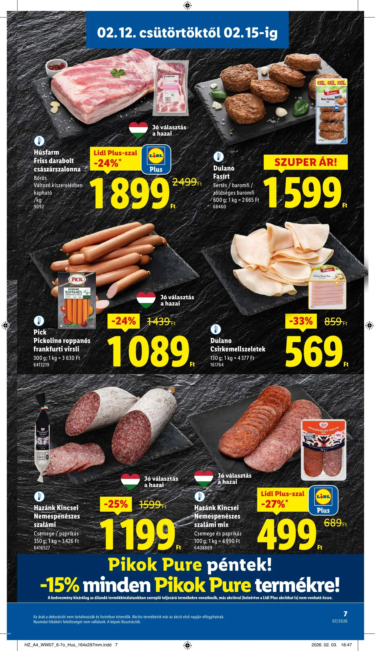 Lidl akciós újság 02.12–02.18 – 7. oldal