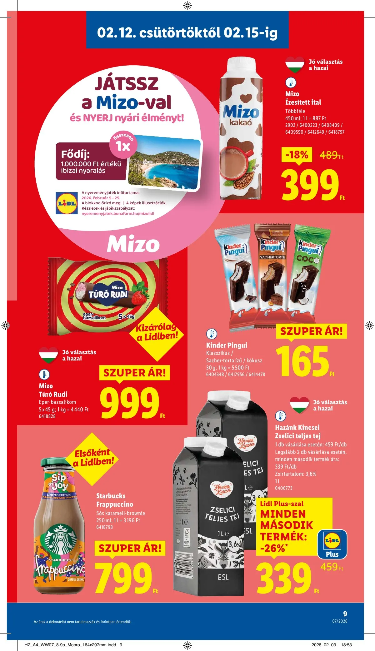 Lidl akciós újság 02.12–02.18 – 9. oldal
