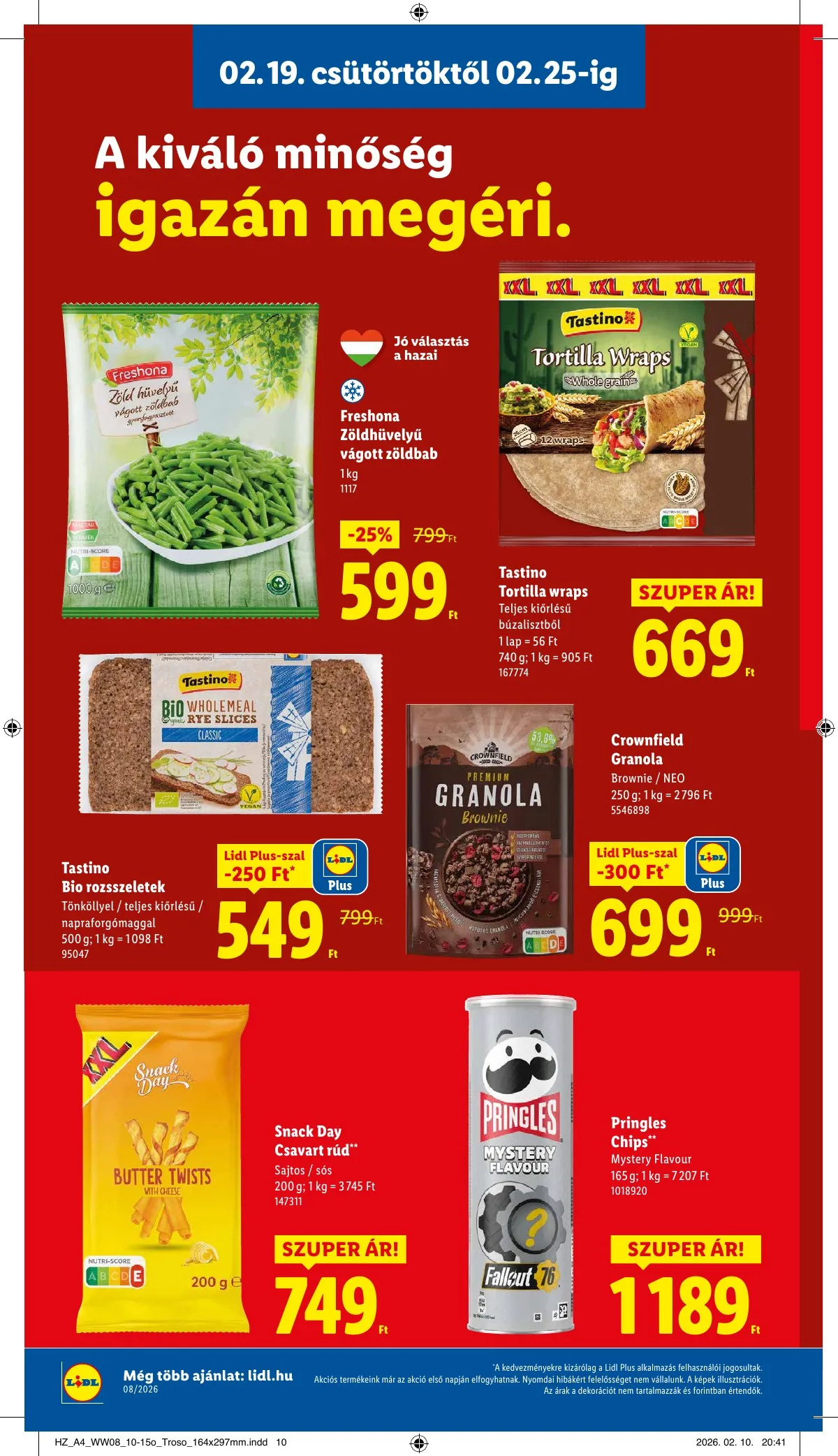 Lidl akciós újság 02.19–02.25 – 10. oldal