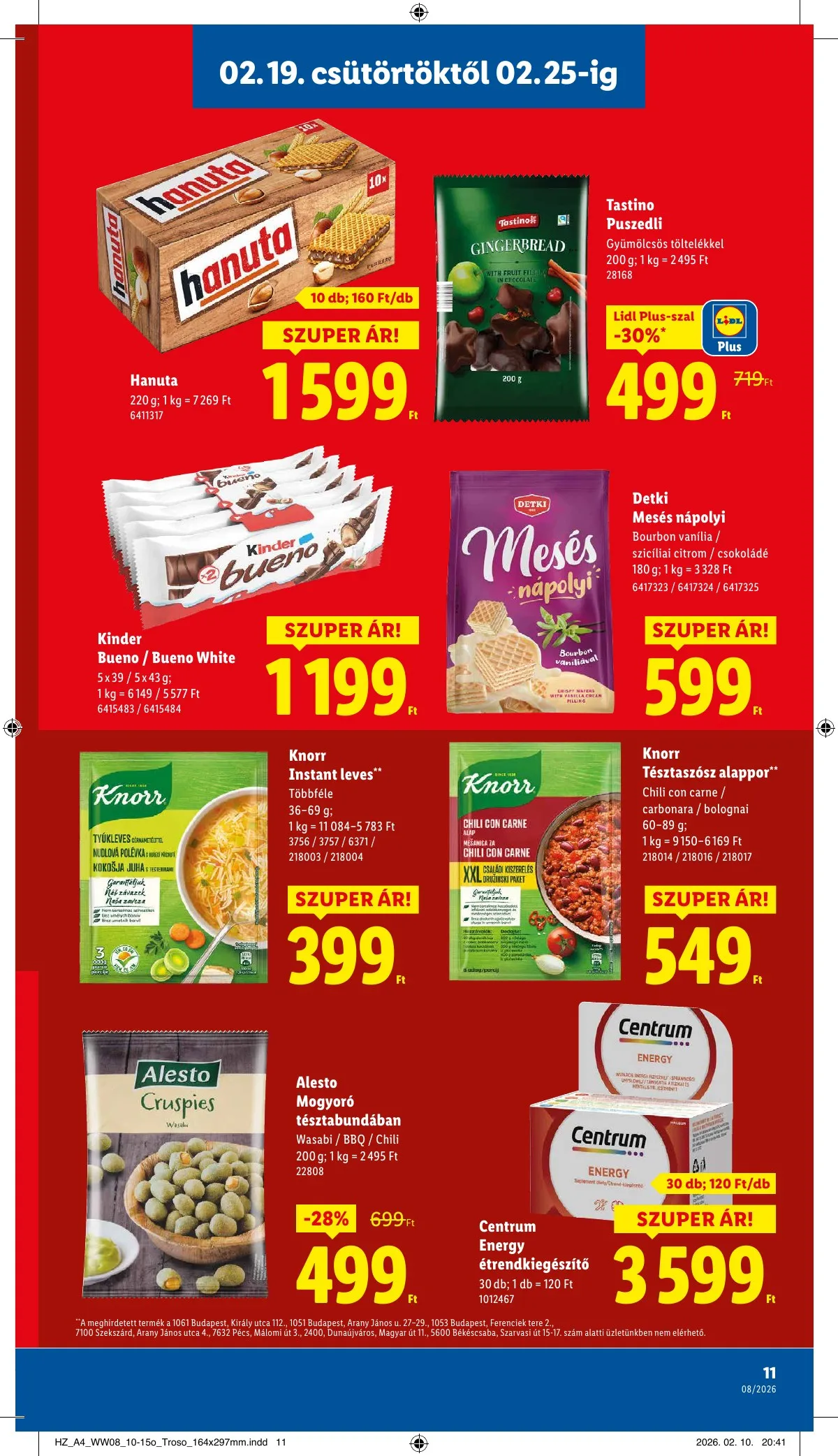 Lidl akciós újság 02.19–02.25 – 11. oldal