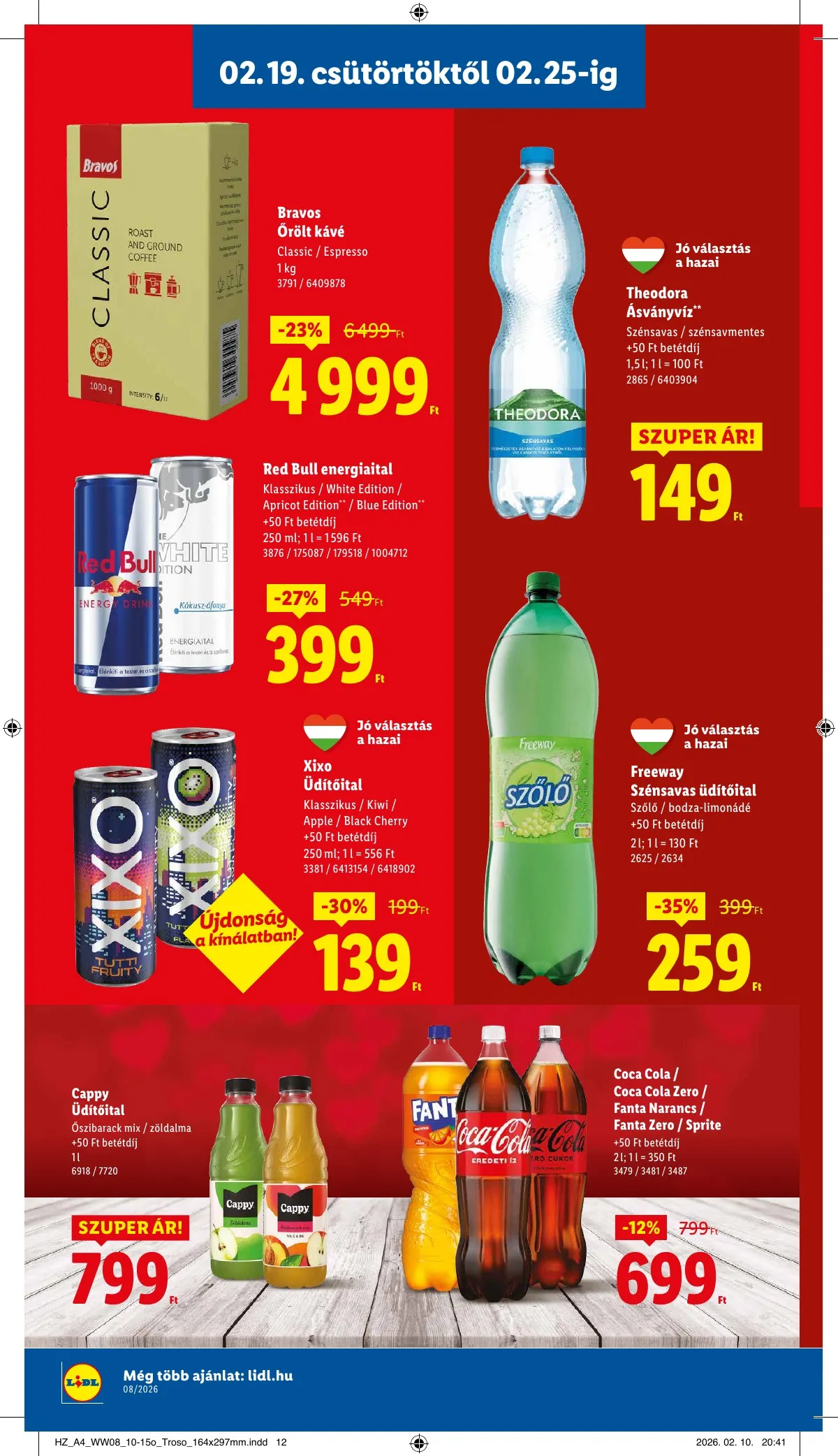 Lidl akciós újság 02.19–02.25 – 12. oldal