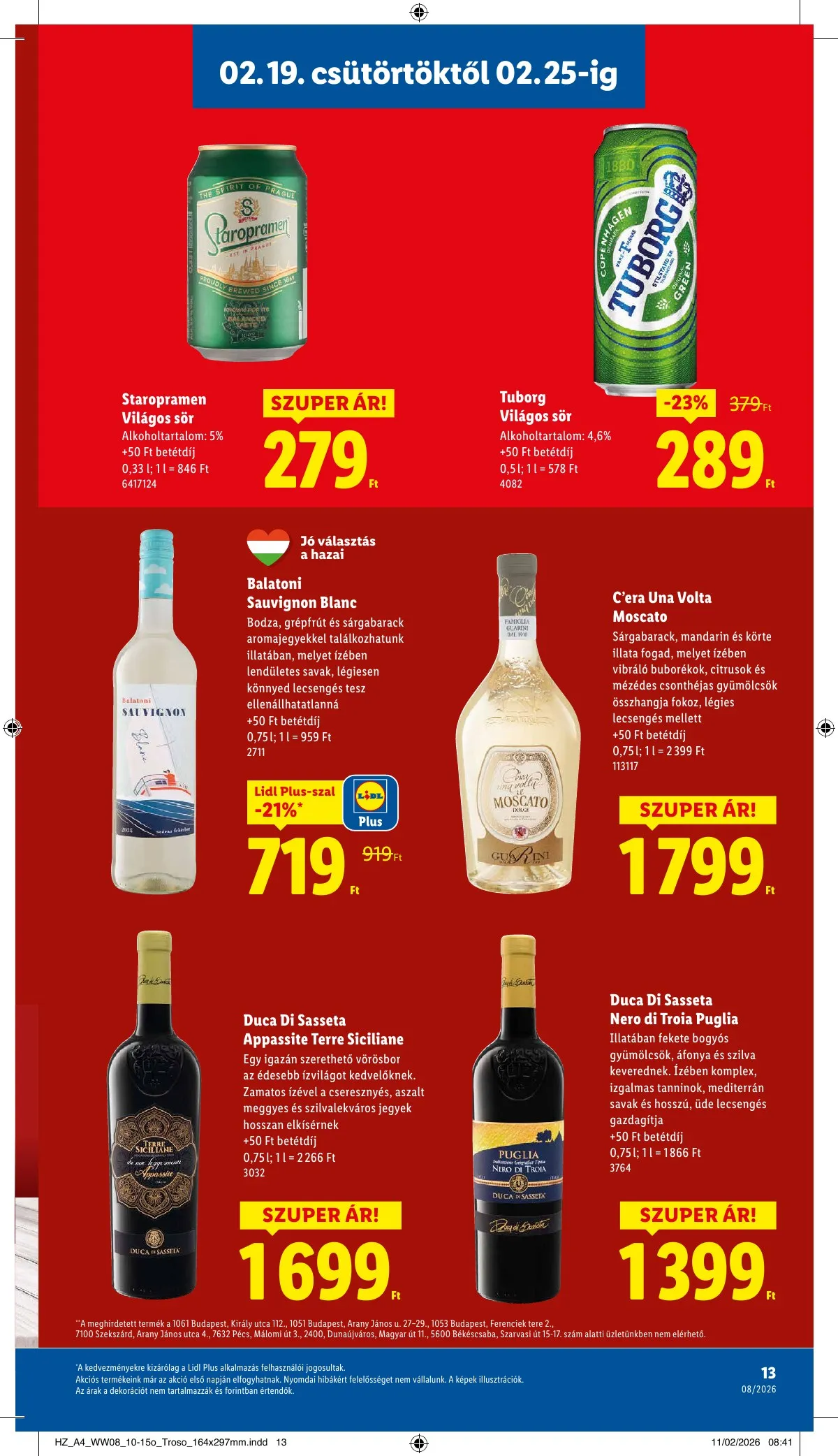 Lidl akciós újság 02.19–02.25 – 13. oldal