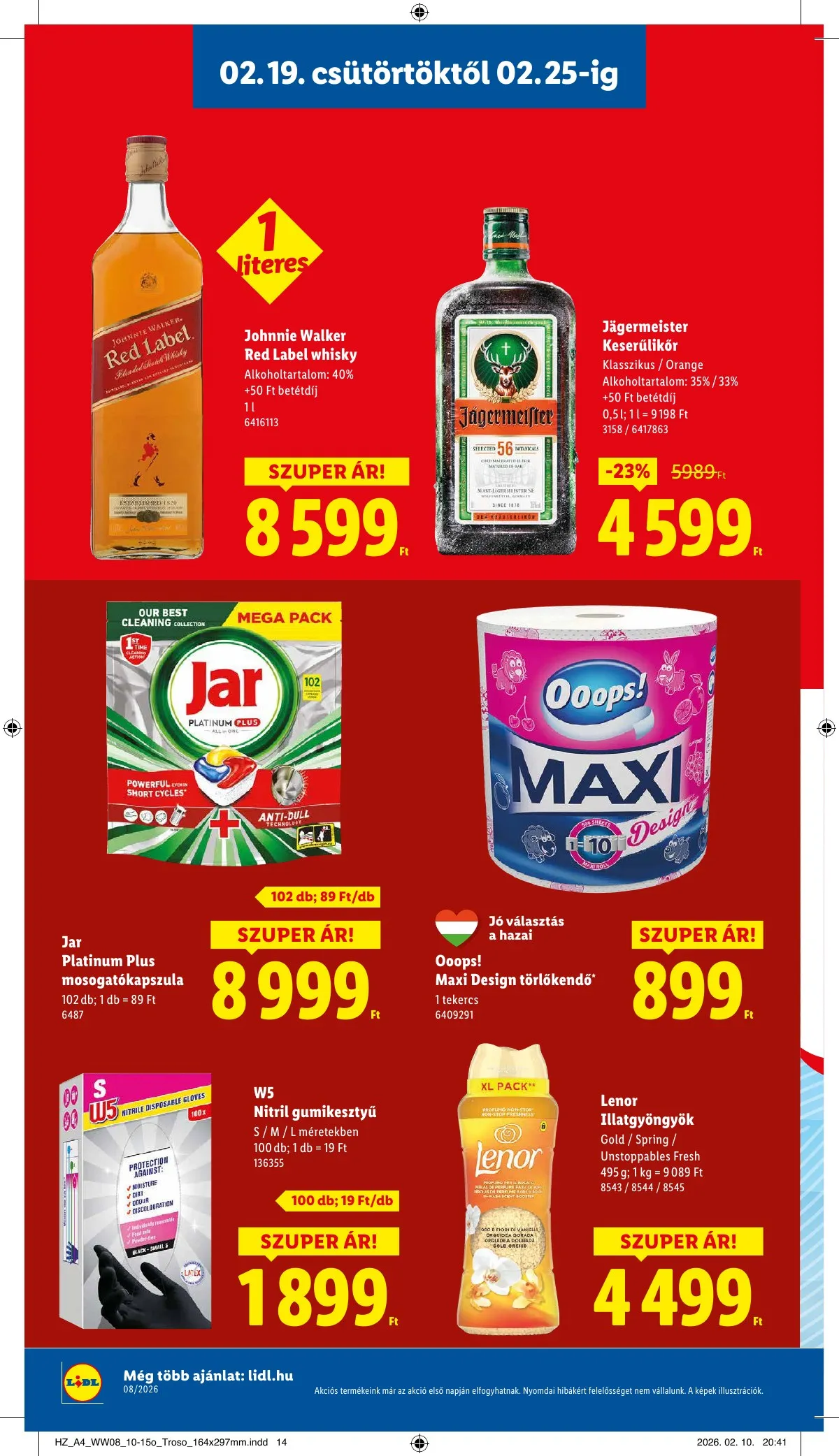 Lidl akciós újság 02.19–02.25 – 14. oldal