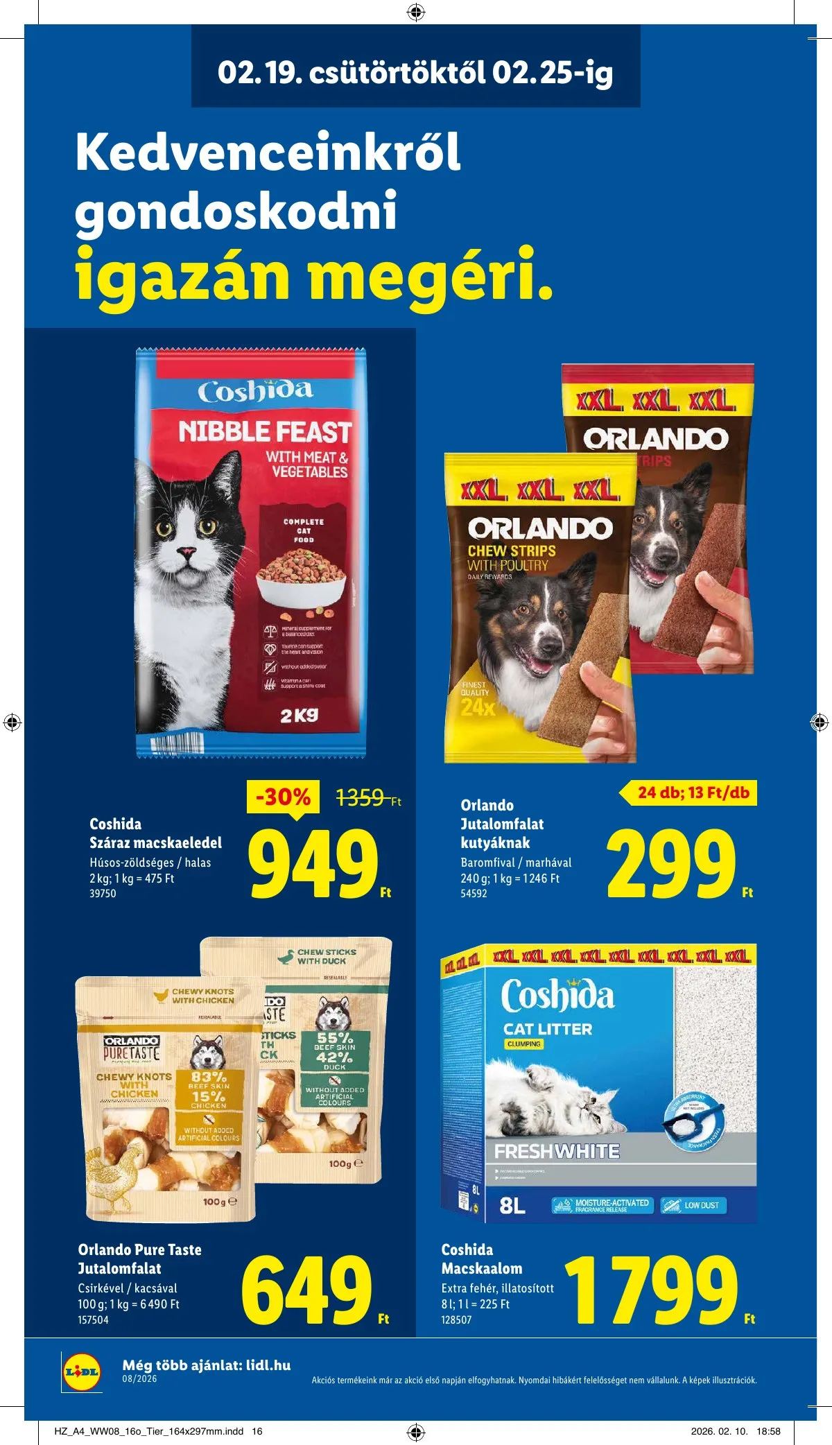Lidl akciós újság 02.19–02.25 – 16. oldal