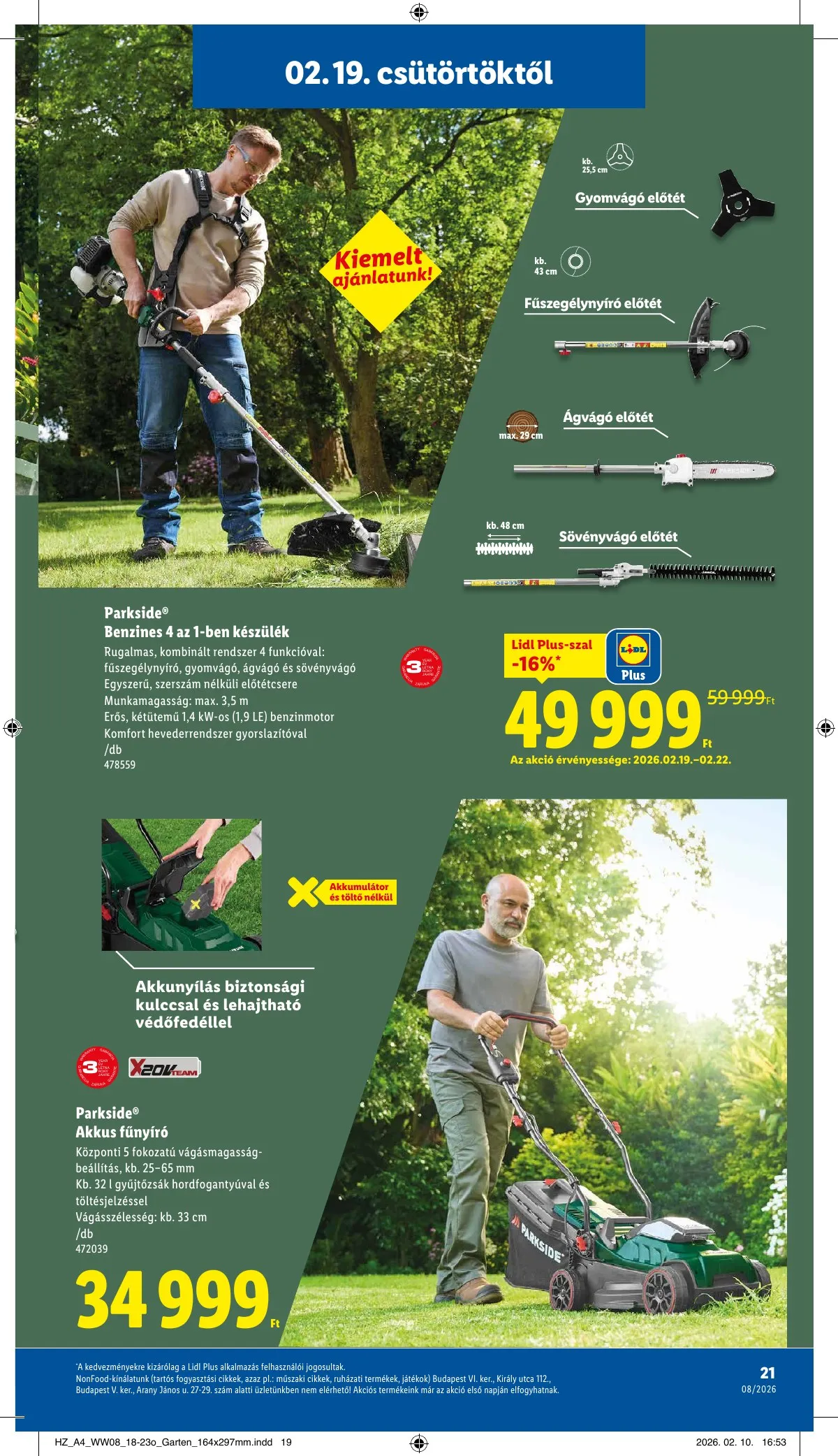 Lidl akciós újság 02.19–02.25 – 21. oldal
