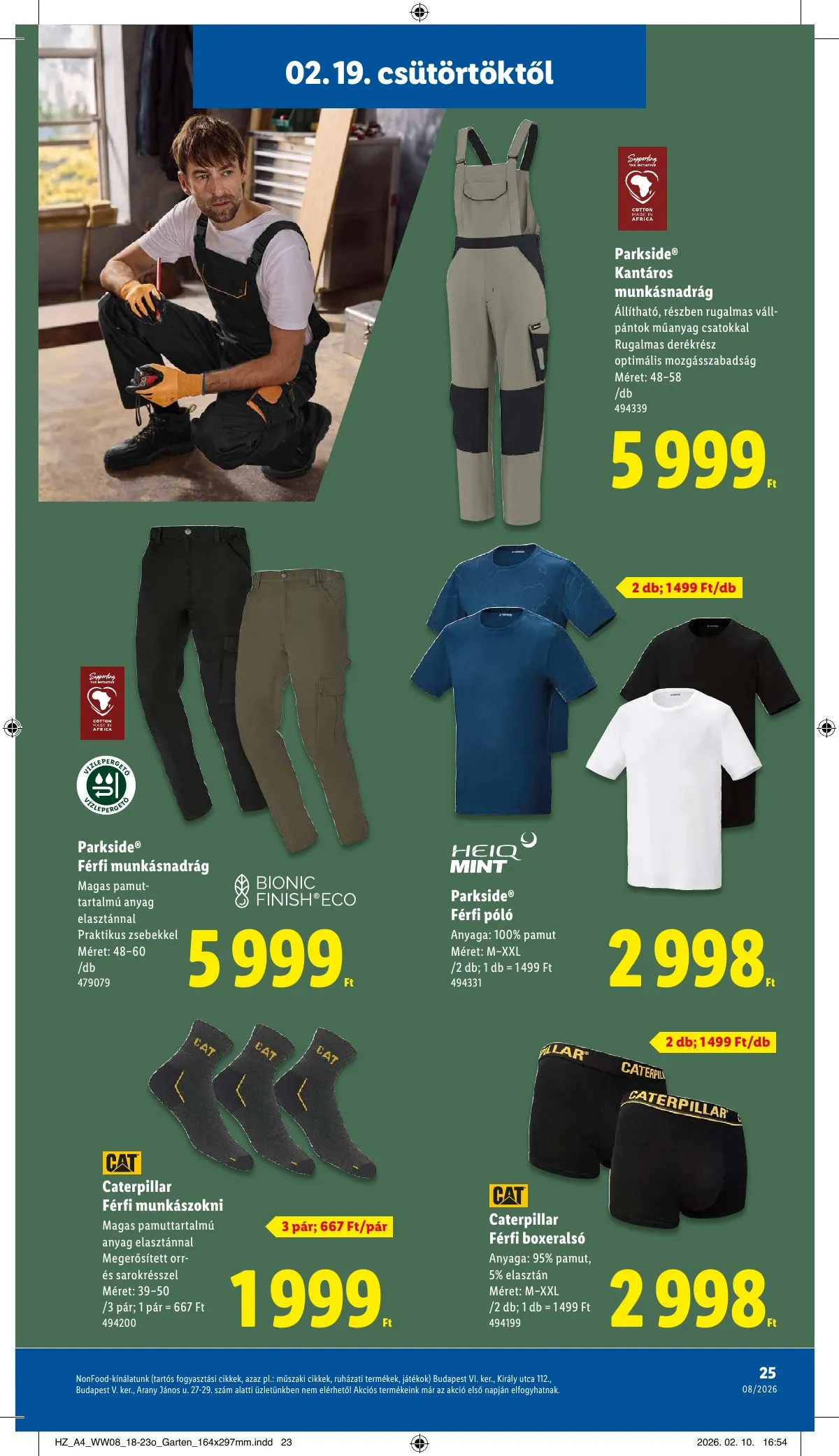 Lidl akciós újság 02.19–02.25 – 25. oldal