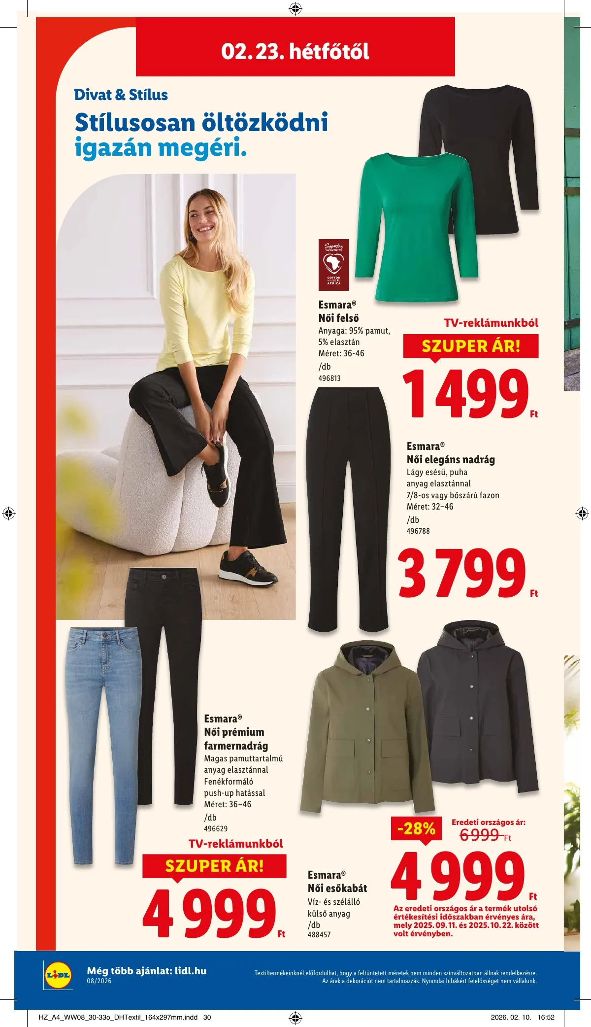 Lidl akciós újság 02.19–02.25 – 38. oldal