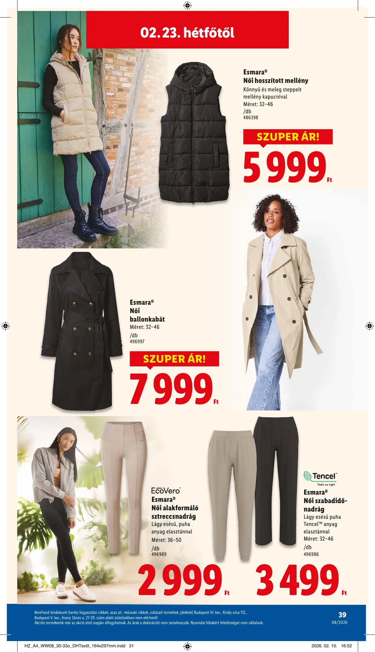 Lidl akciós újság 02.19–02.25 – 39. oldal