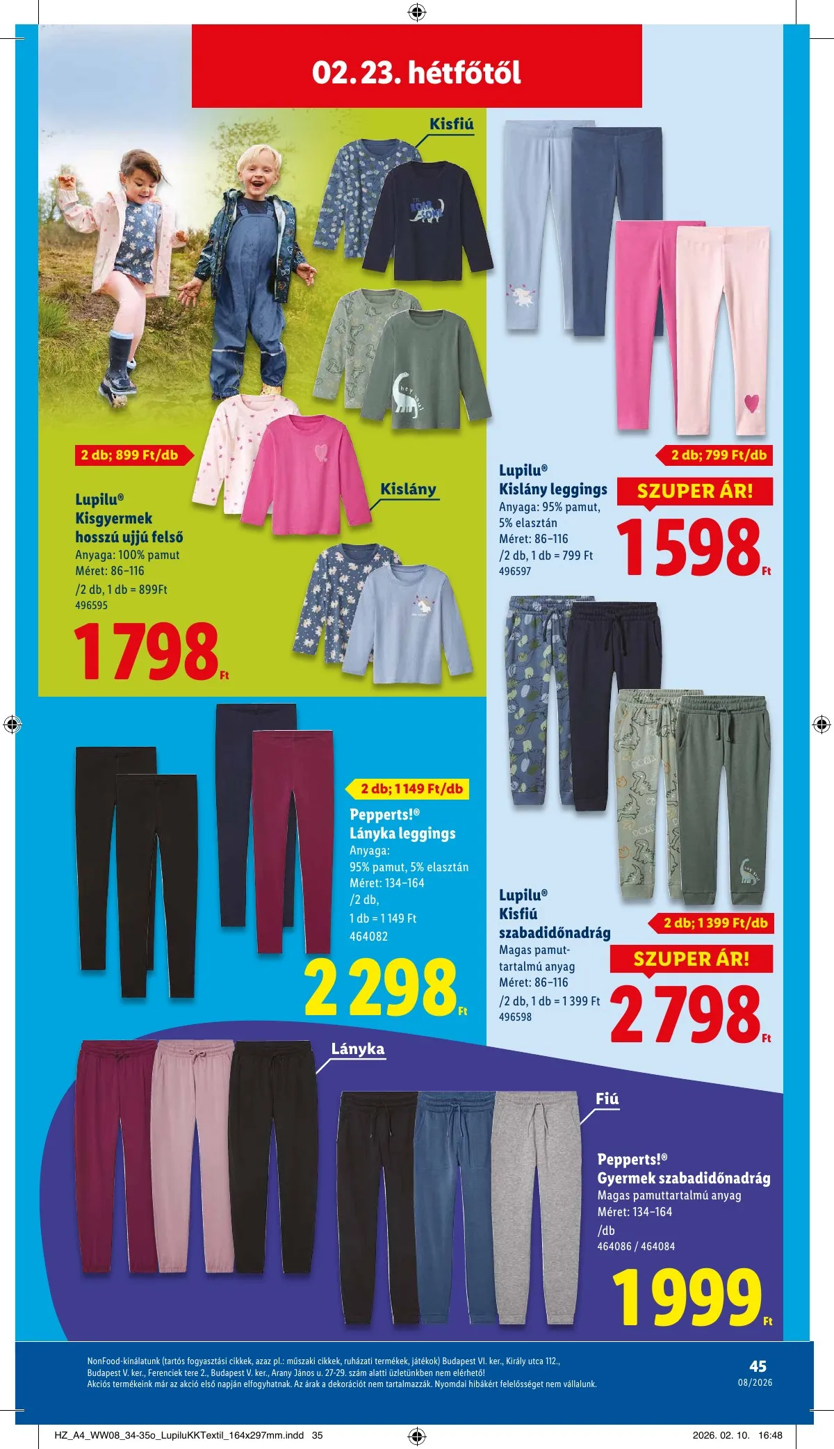 Lidl akciós újság 02.19–02.25 – 45. oldal