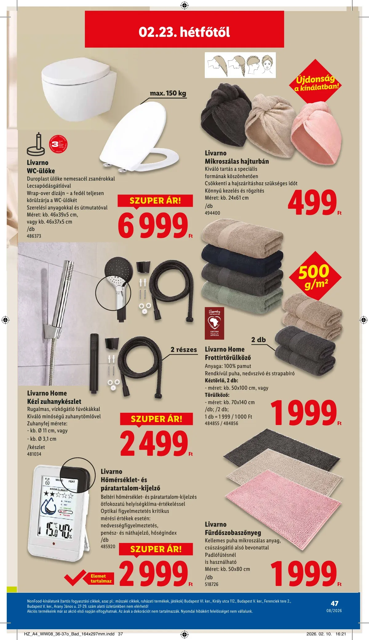 Lidl akciós újság 02.19–02.25 – 47. oldal