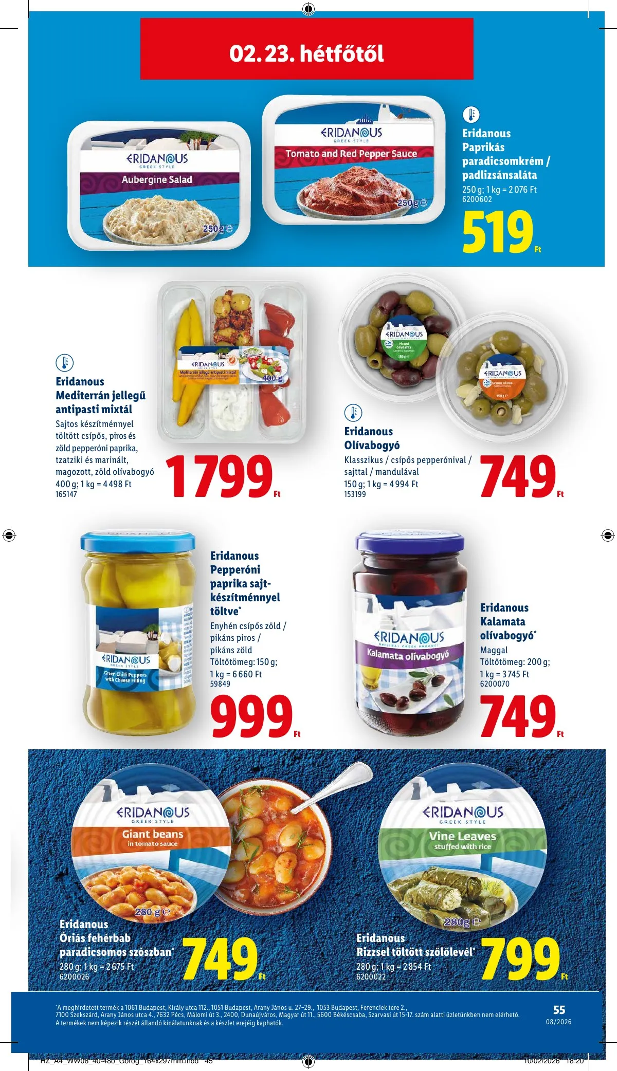 Lidl akciós újság 02.19–02.25 – 55. oldal