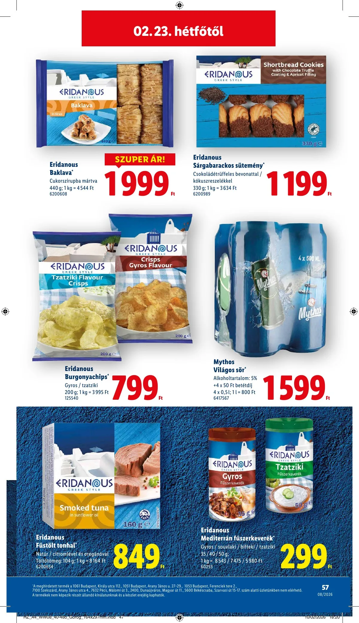 Lidl akciós újság 02.19–02.25 – 57. oldal