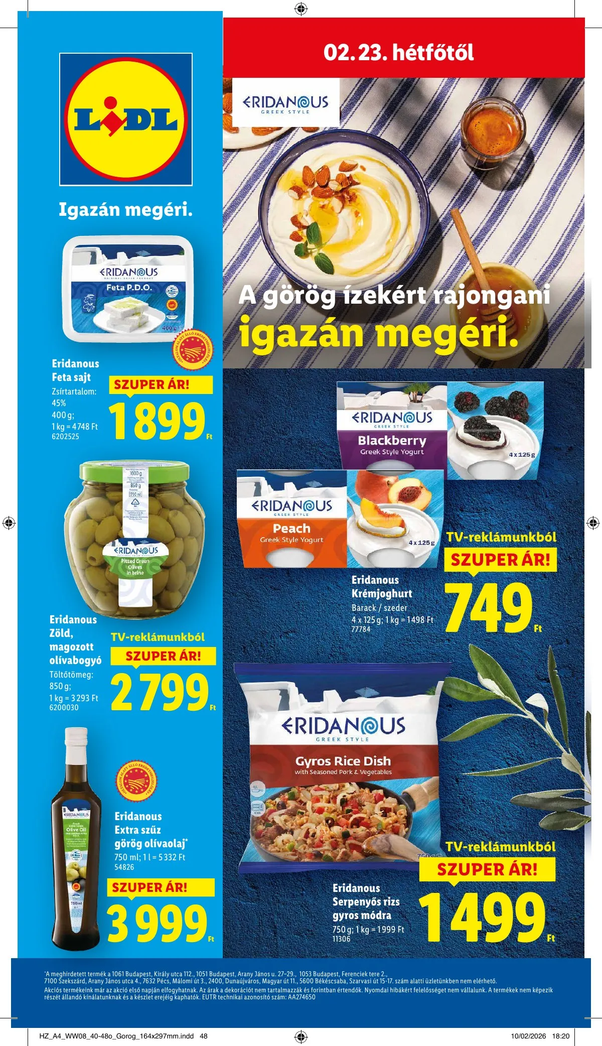 Lidl akciós újság 02.19–02.25 – 58. oldal