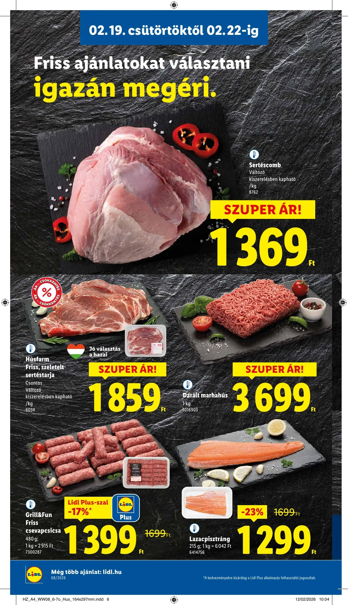 Lidl akciós újság 02.19–02.25 – 6. oldal