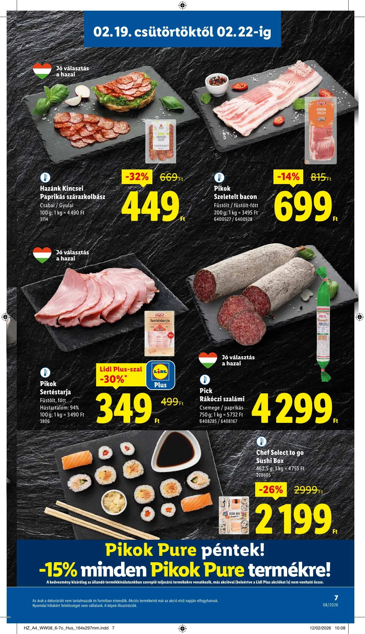 Lidl akciós újság 02.19–02.25 – 7. oldal