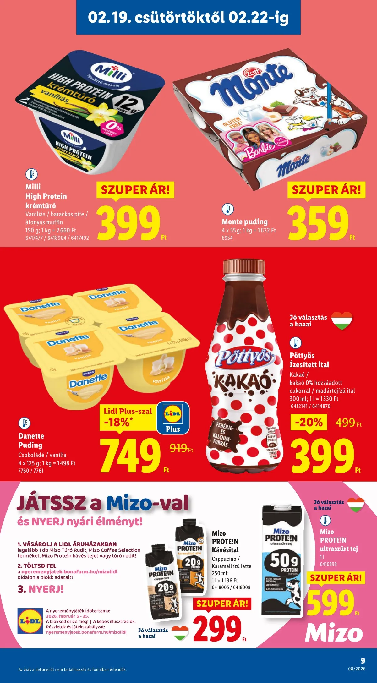 Lidl akciós újság 02.19–02.25 – 9. oldal