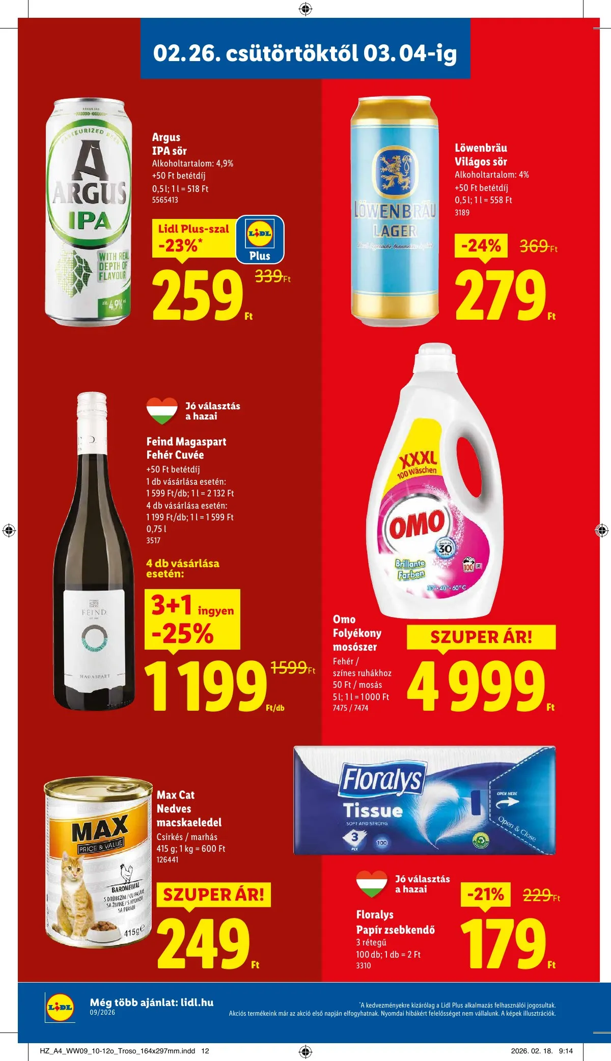 Lidl akciós újság 02.26–03.04 – 14. oldal