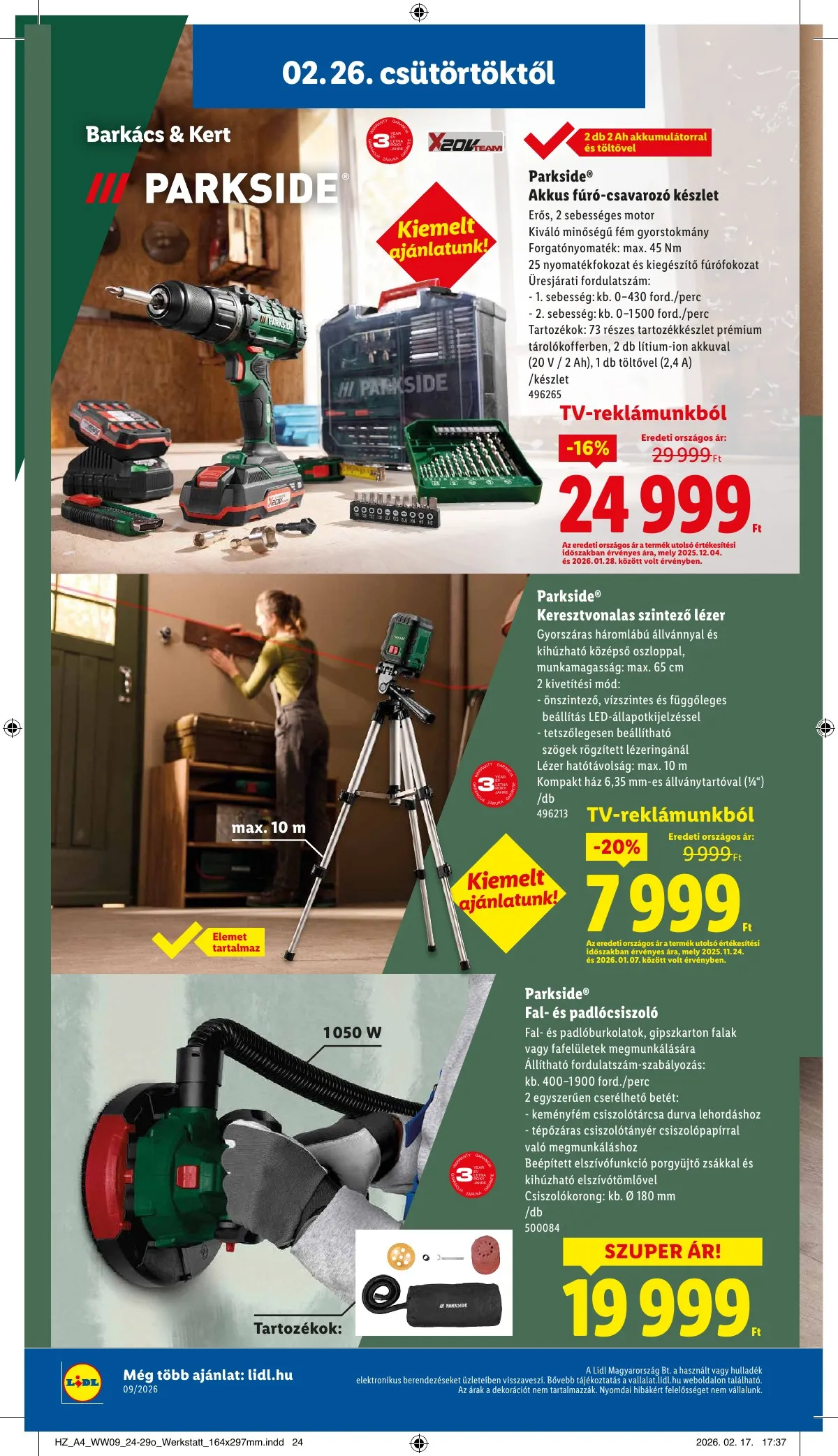 Lidl akciós újság 02.26–03.04 – 34. oldal