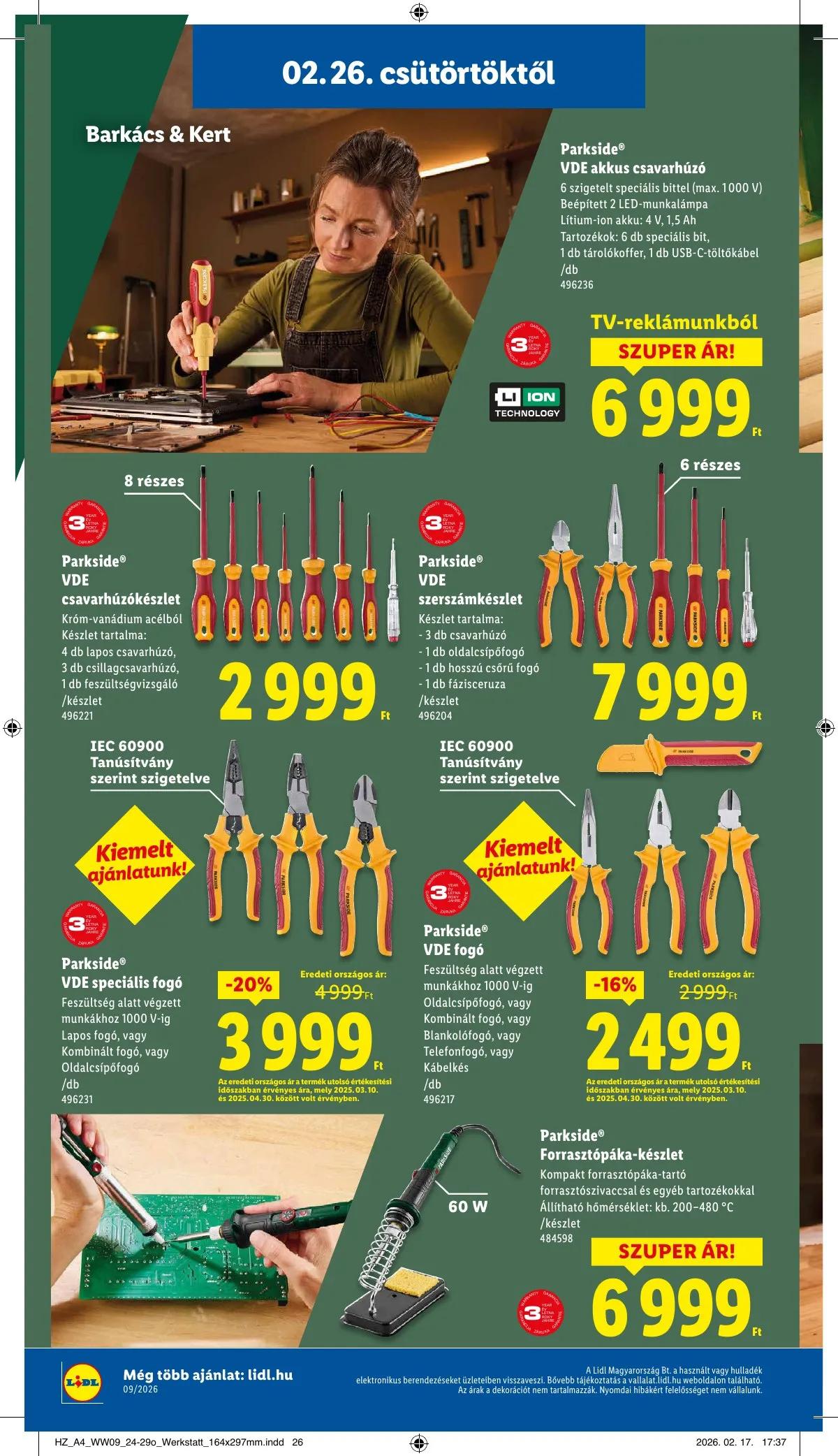 Lidl akciós újság 02.26–03.04 – 36. oldal