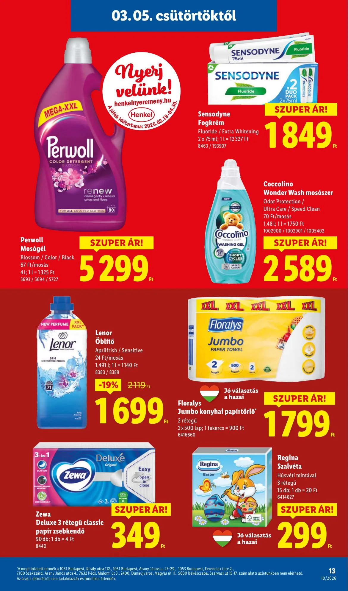 Lidl akciós újság 03.05–03.11 – 13. oldal