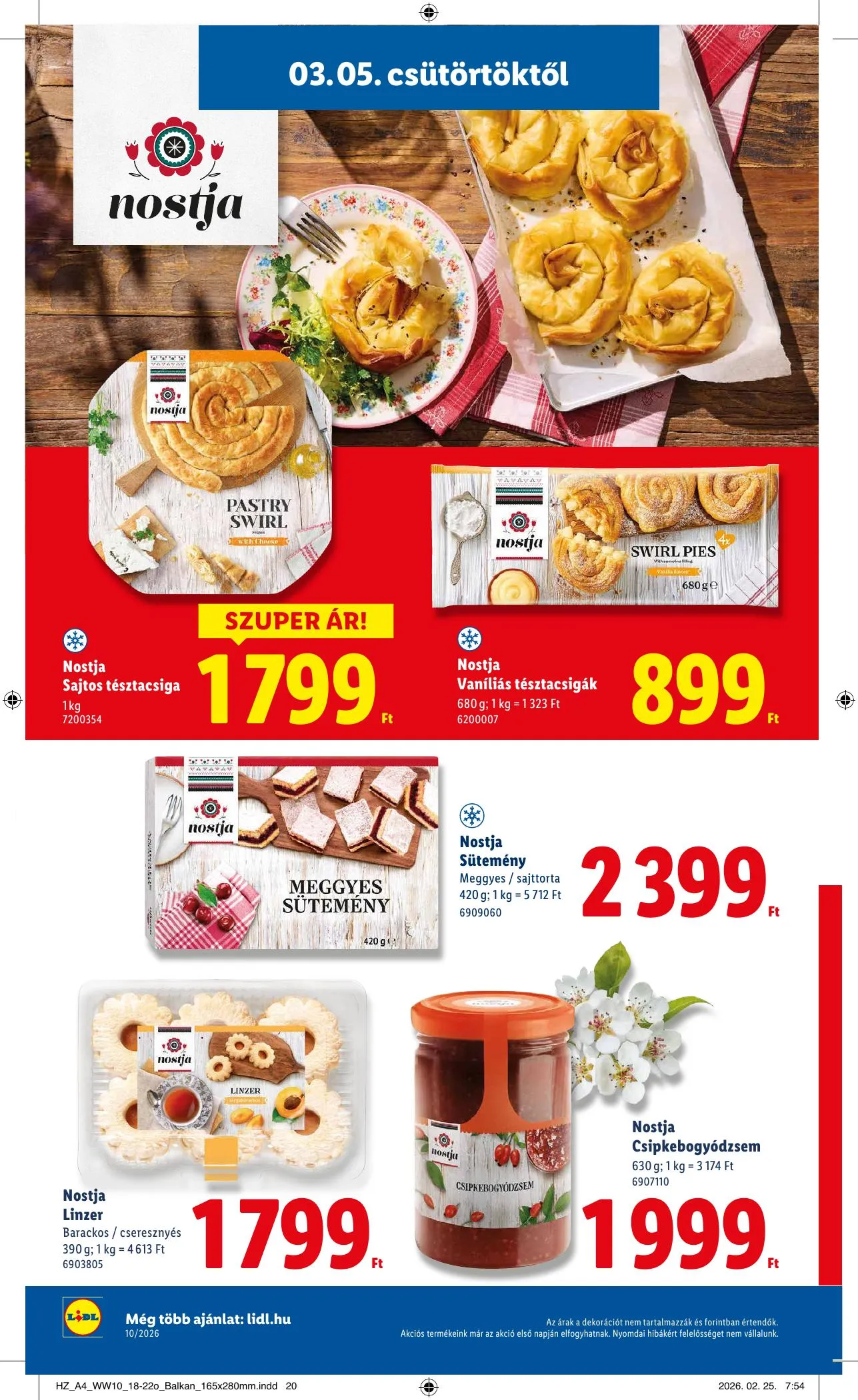 Lidl akciós újság 03.05–03.11 – 20. oldal