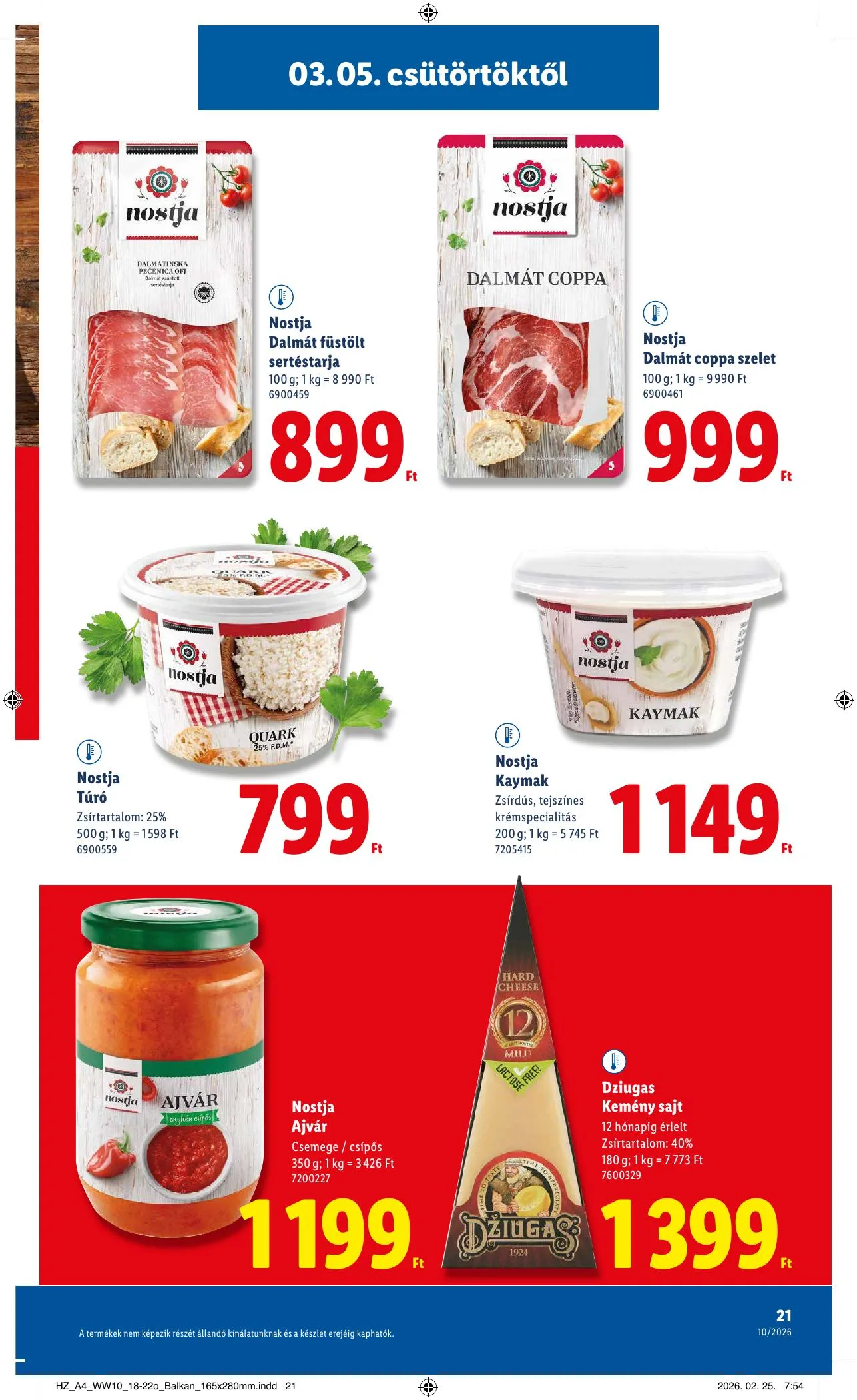 Lidl akciós újság 03.05–03.11 – 21. oldal